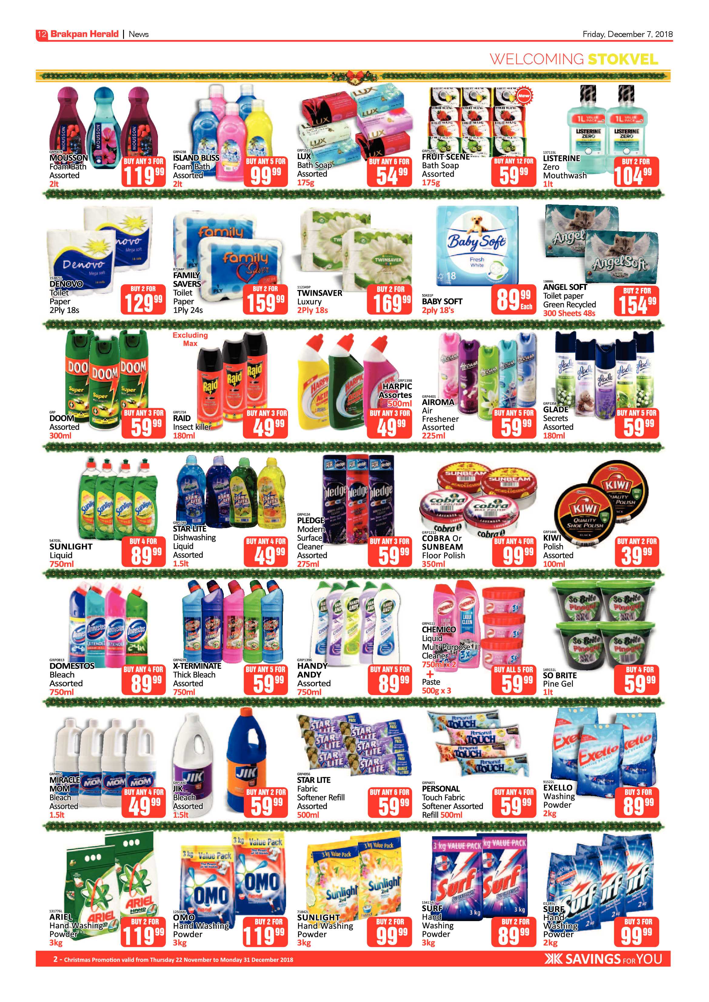Brakpan Herald 07 December 2018 page 12