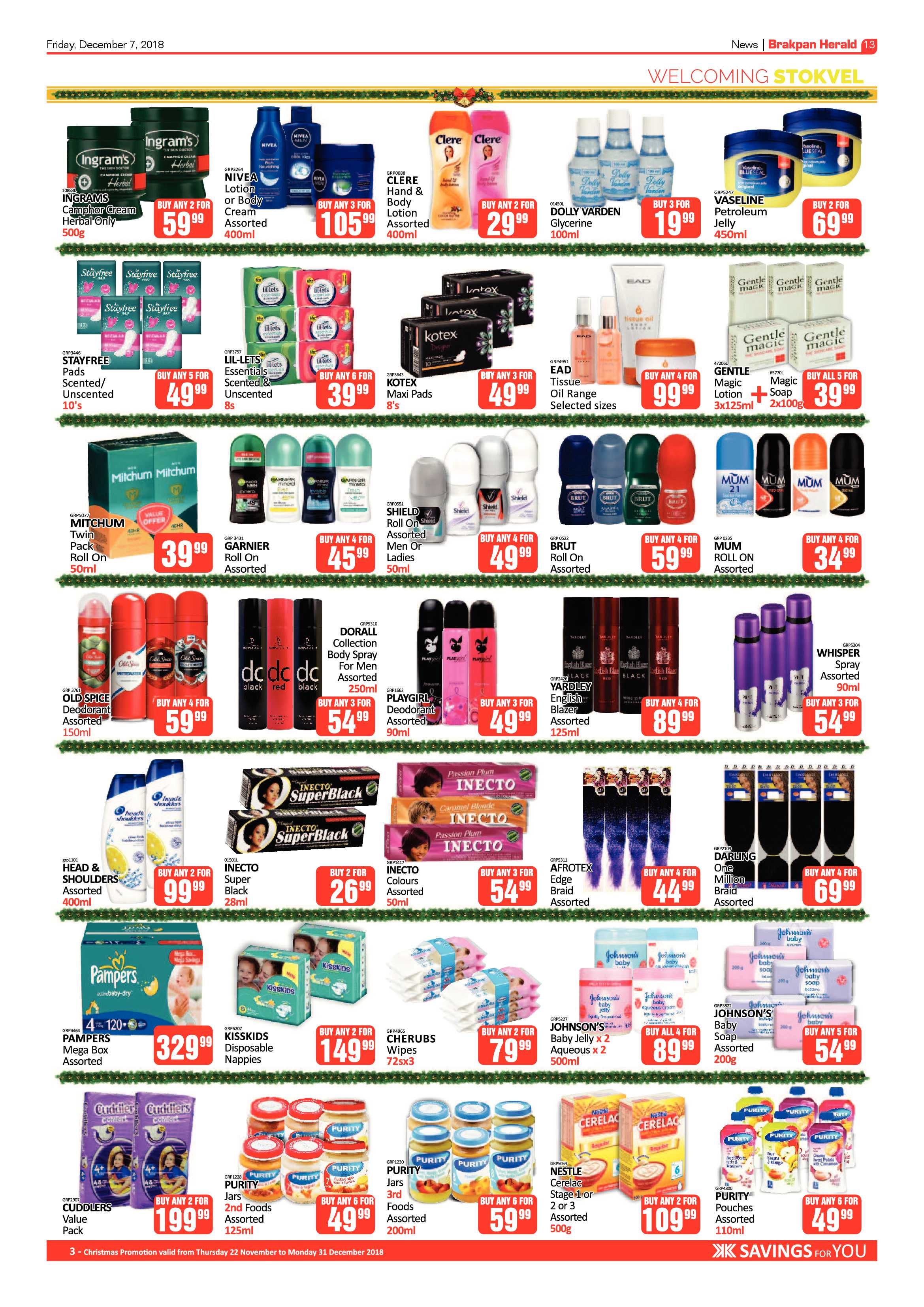 Brakpan Herald 07 December 2018 page 13