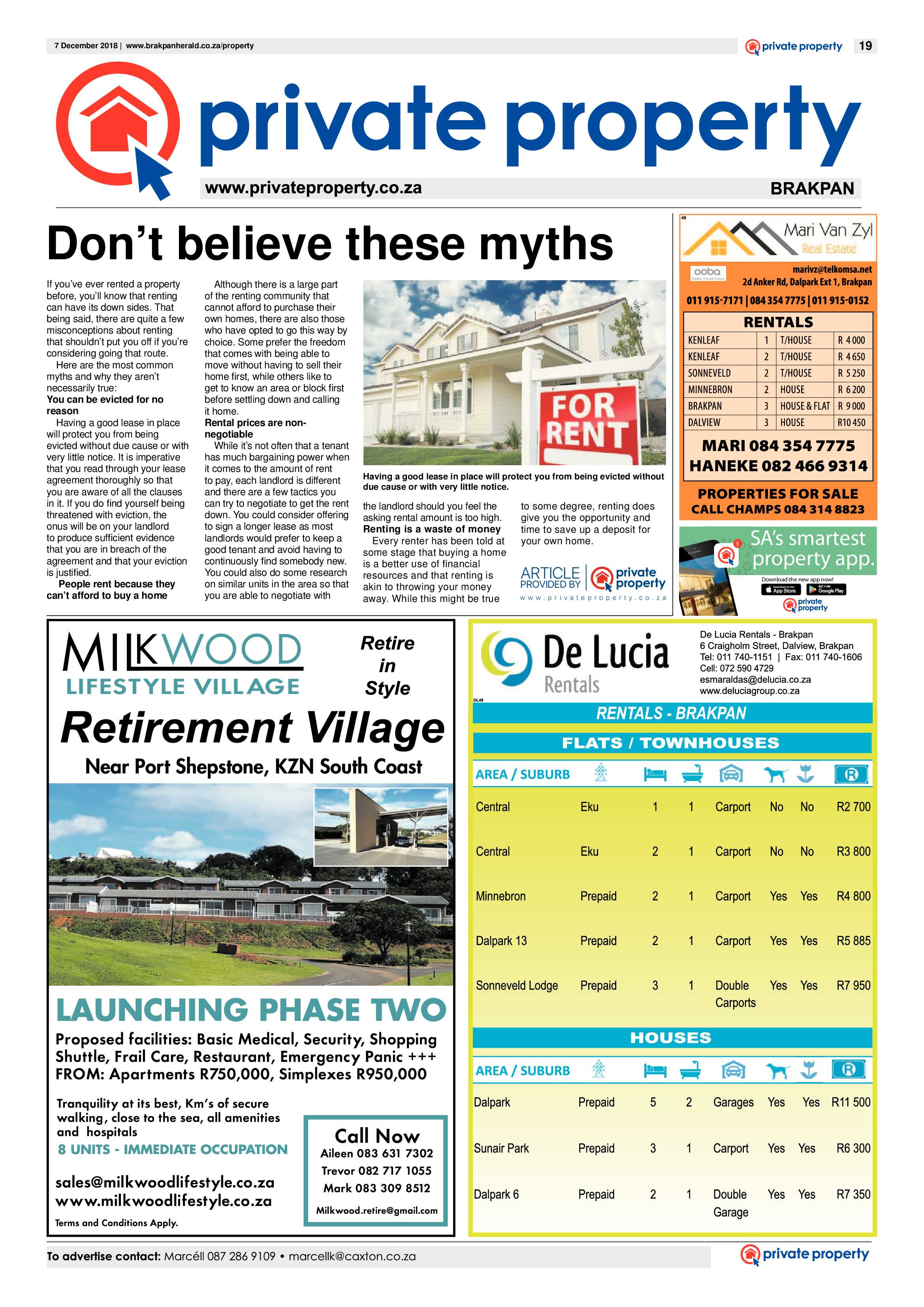 Brakpan Herald 07 December 2018 page 19