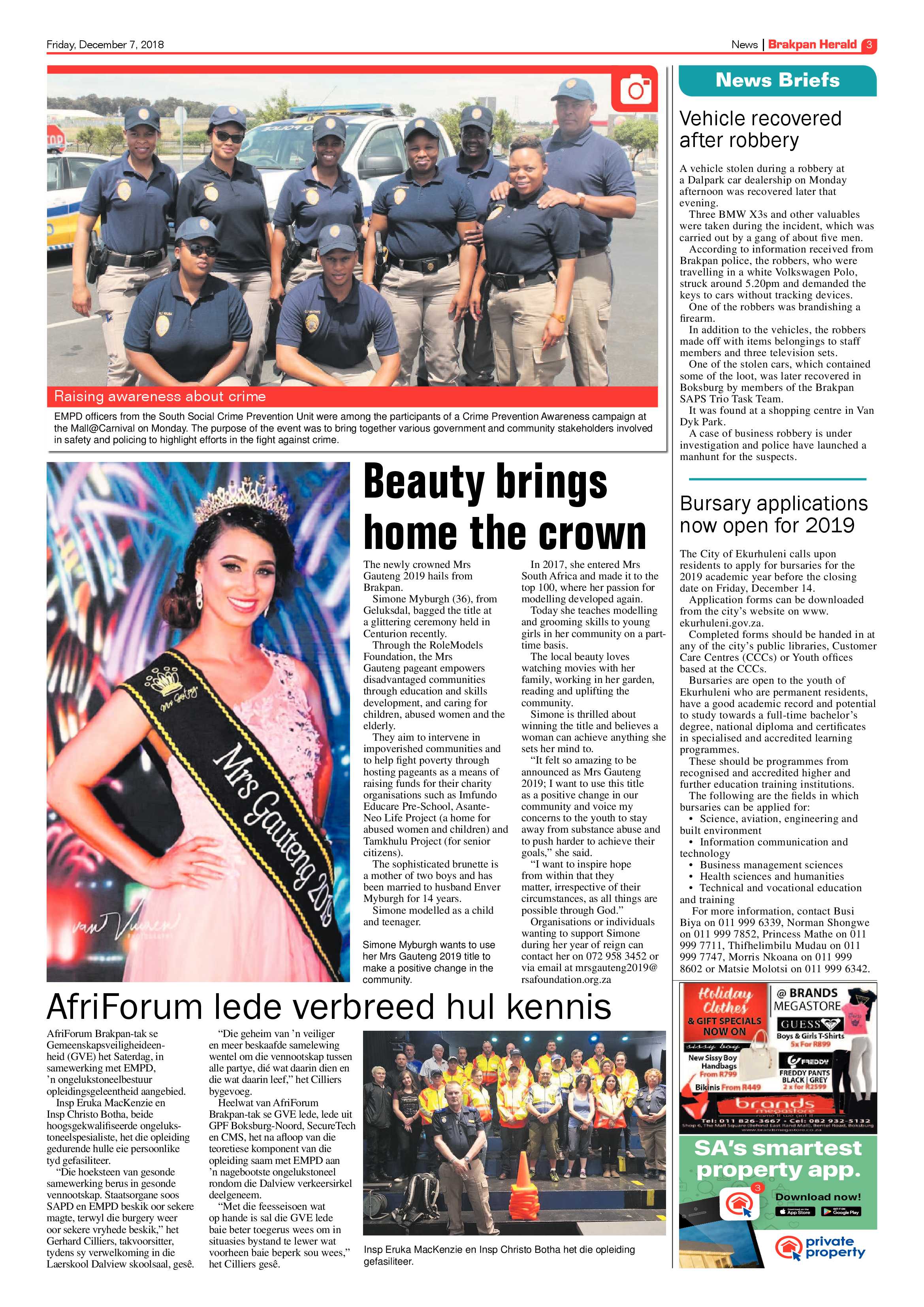 Brakpan Herald 07 December 2018 page 3