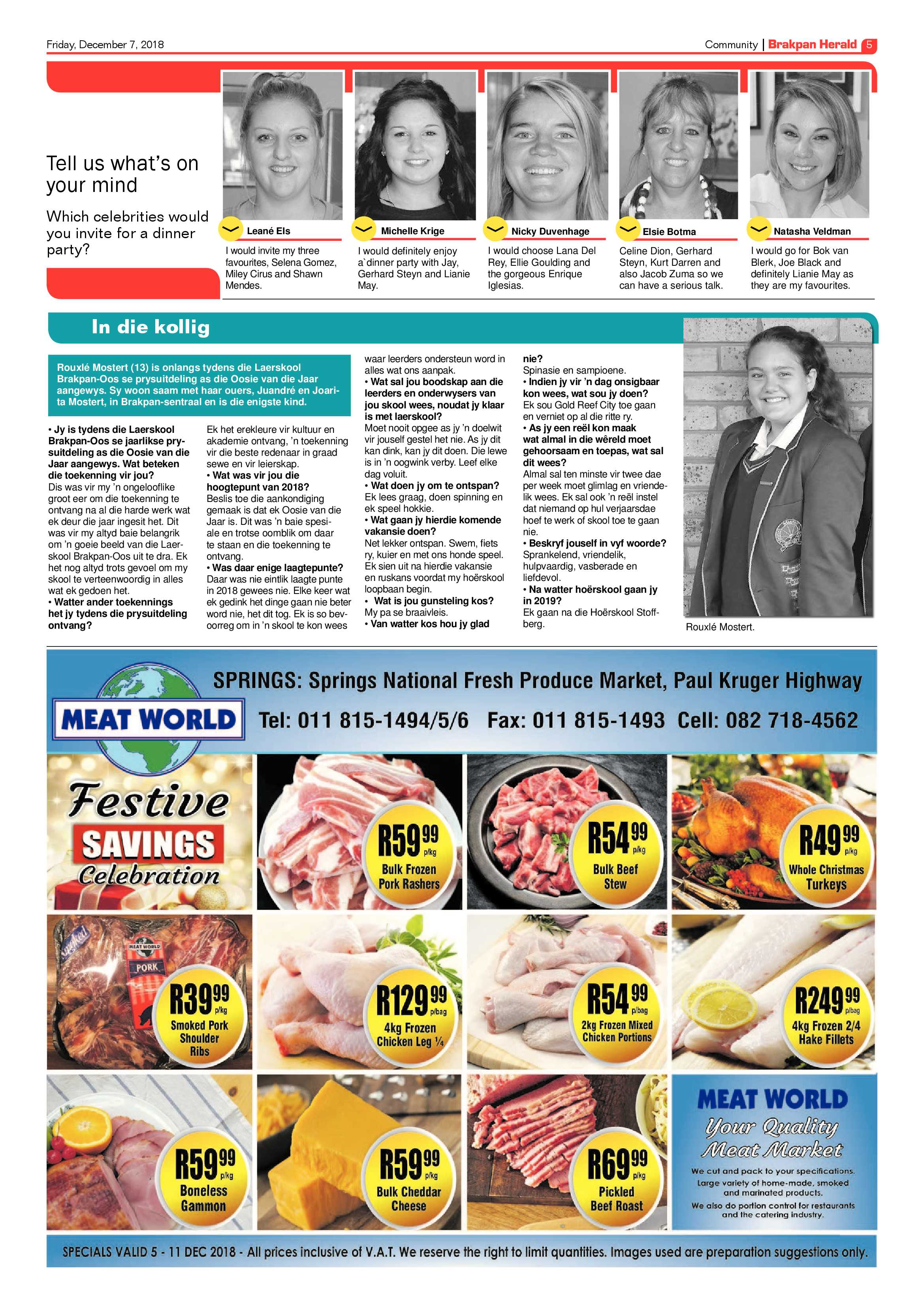 Brakpan Herald 07 December 2018 page 5
