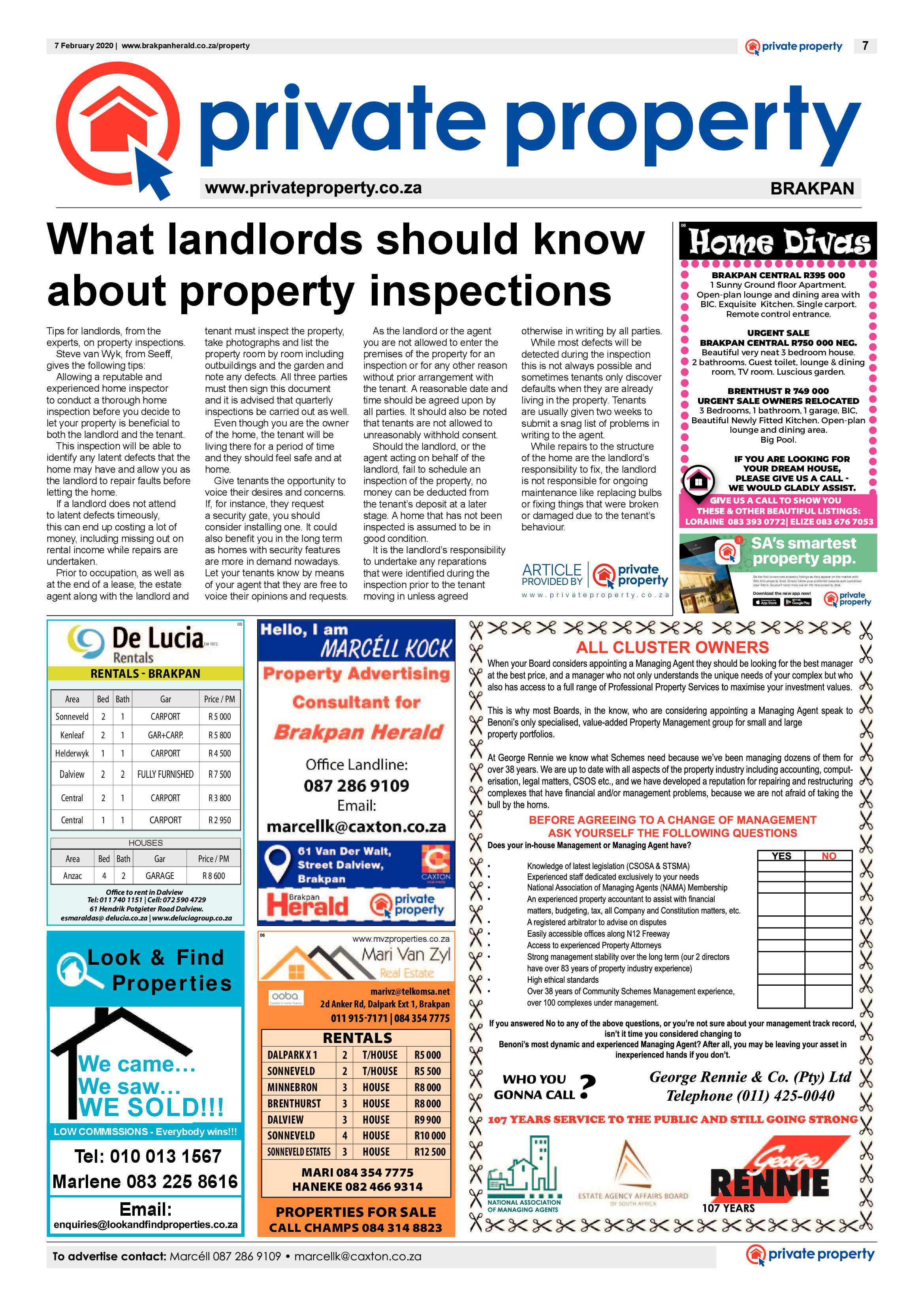 Brakpan Herald 07 February 2020 page 7