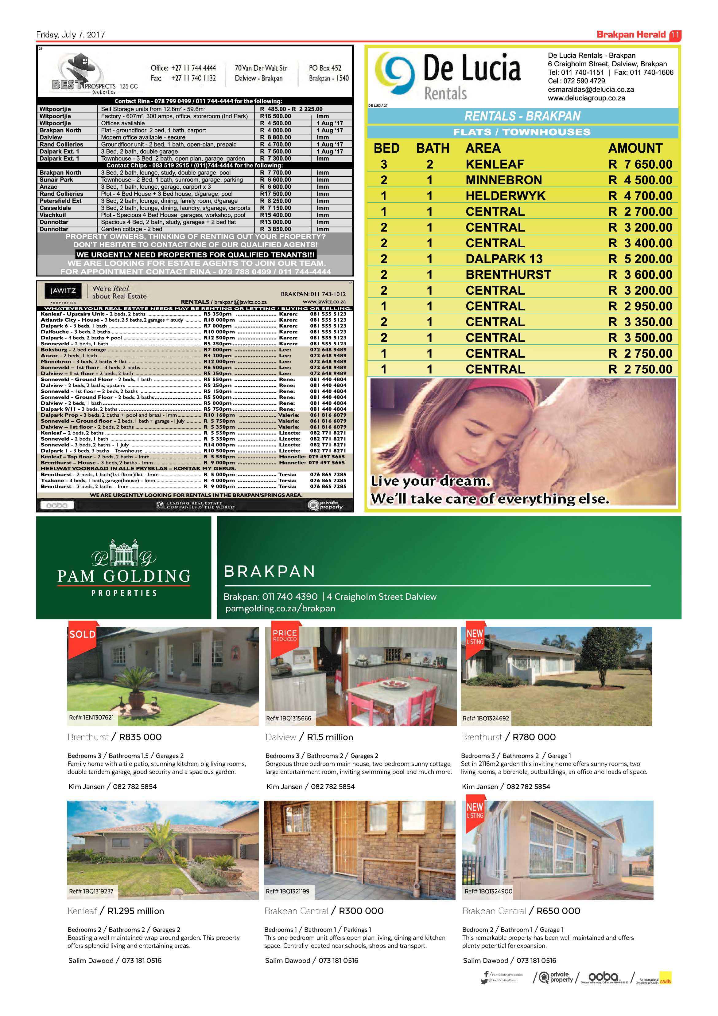 Brakpan Herald 07 July 2017 page 11
