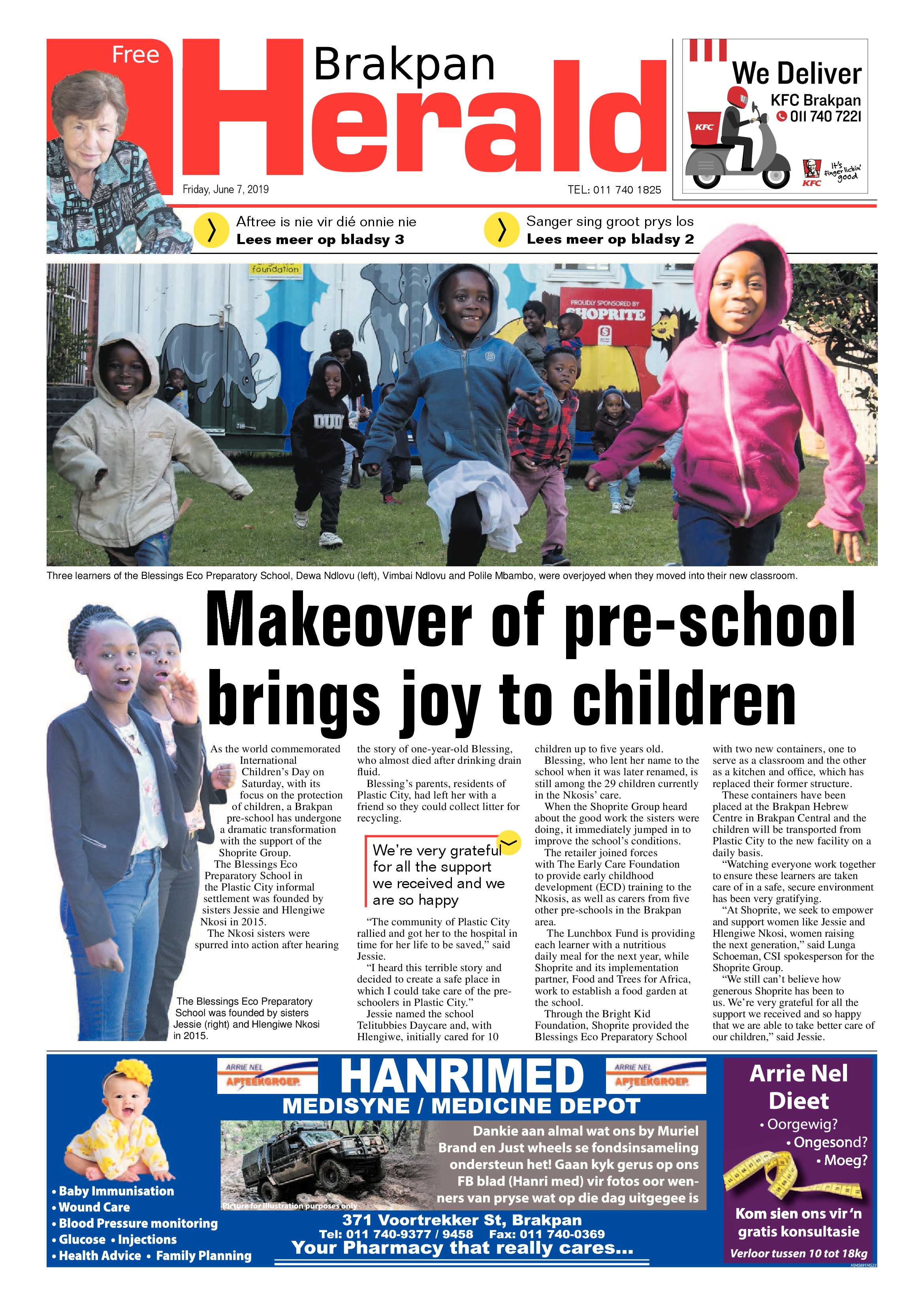 Brakpan Herald 07 June 2019 page 1