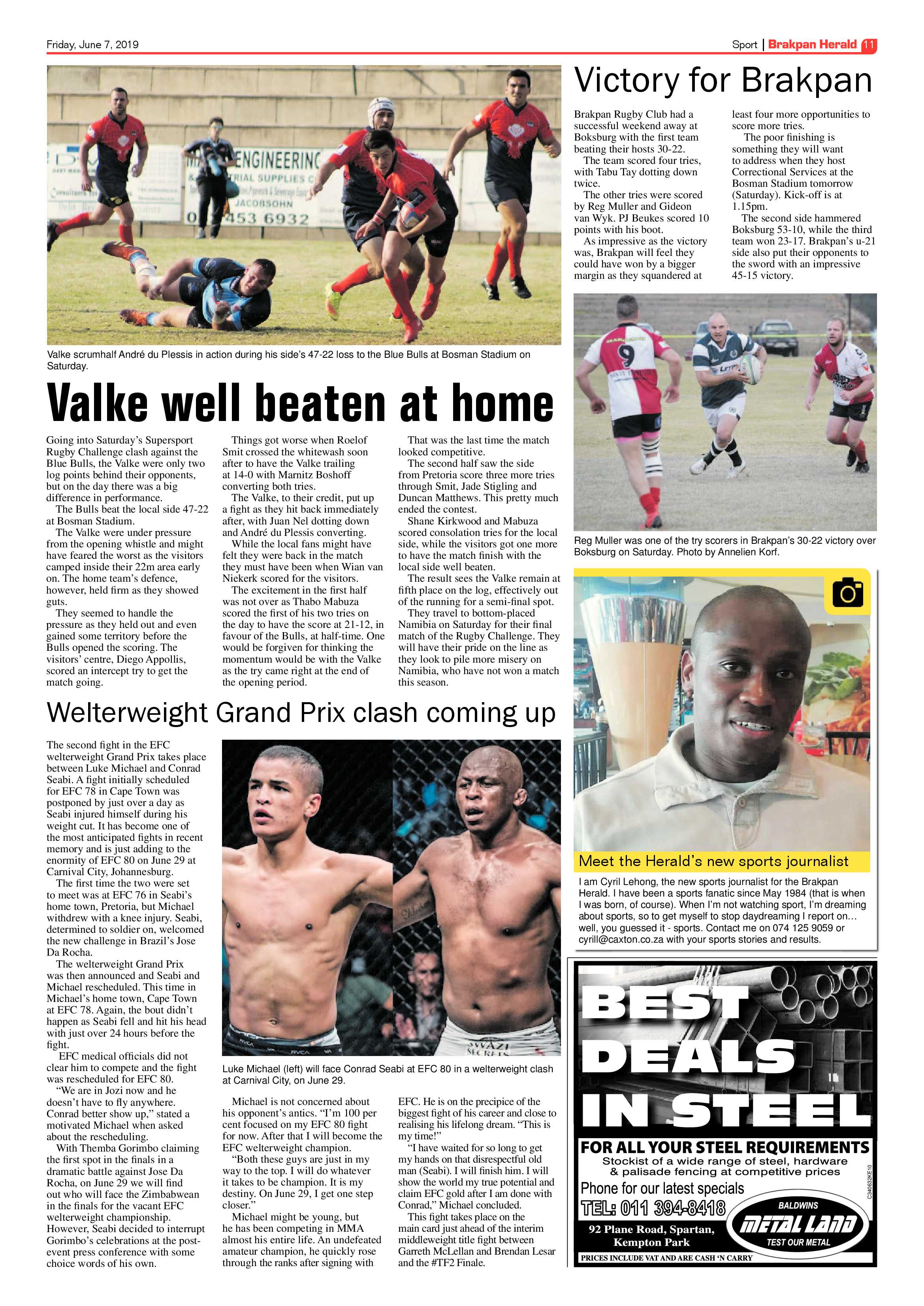 Brakpan Herald 07 June 2019 page 11