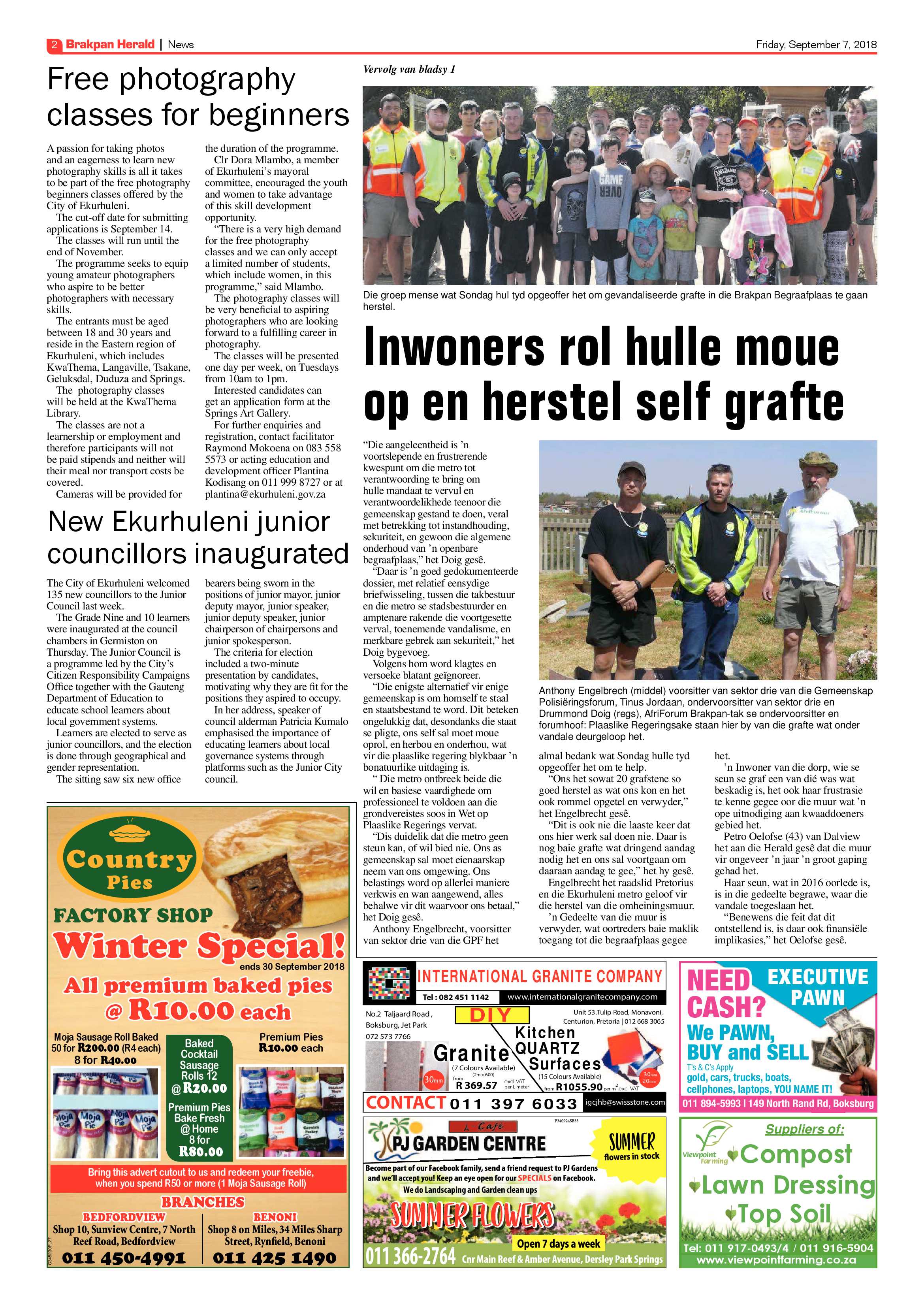 Brakpan Herald 07 September 2018 page 2