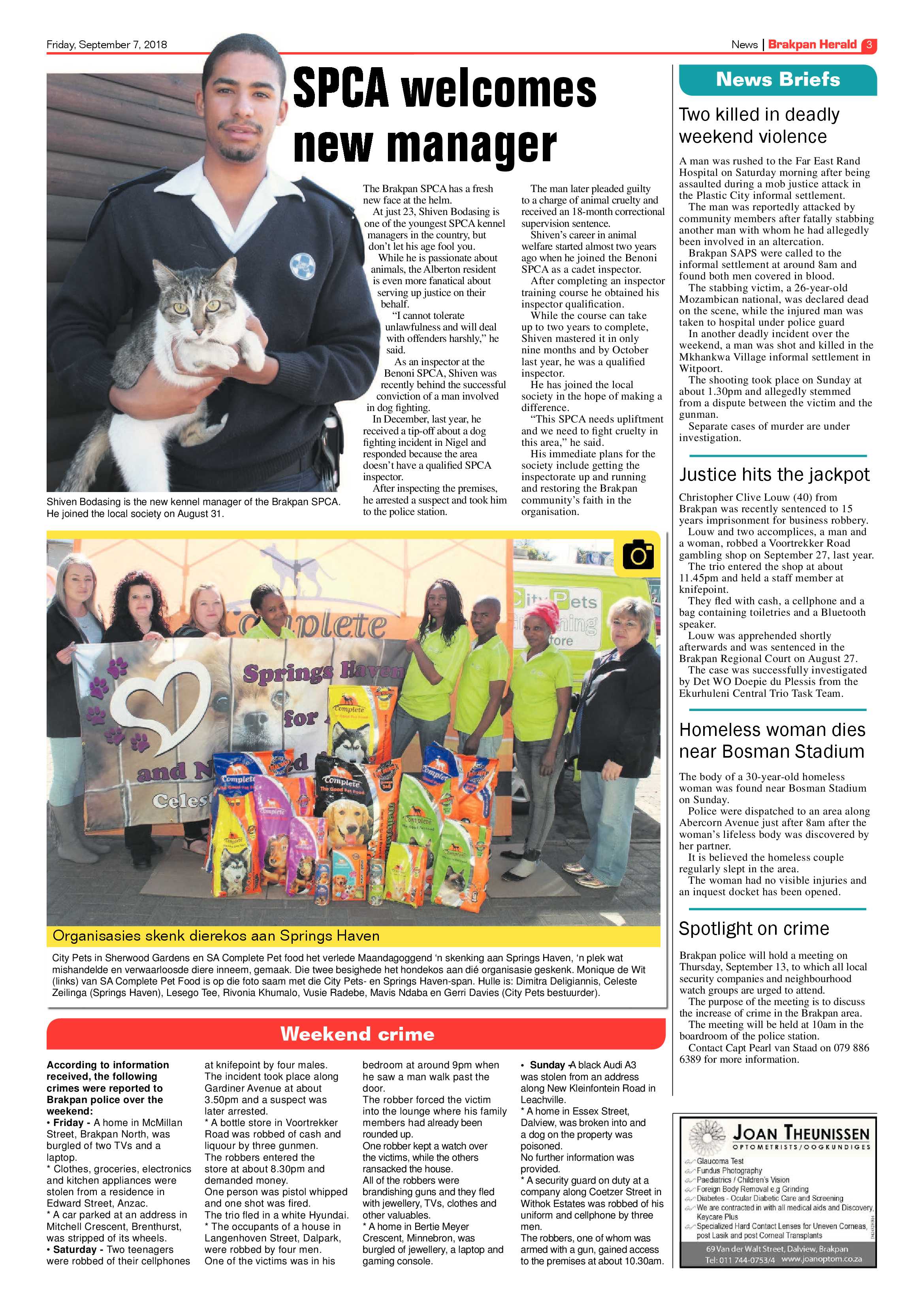 Brakpan Herald 07 September 2018 page 3