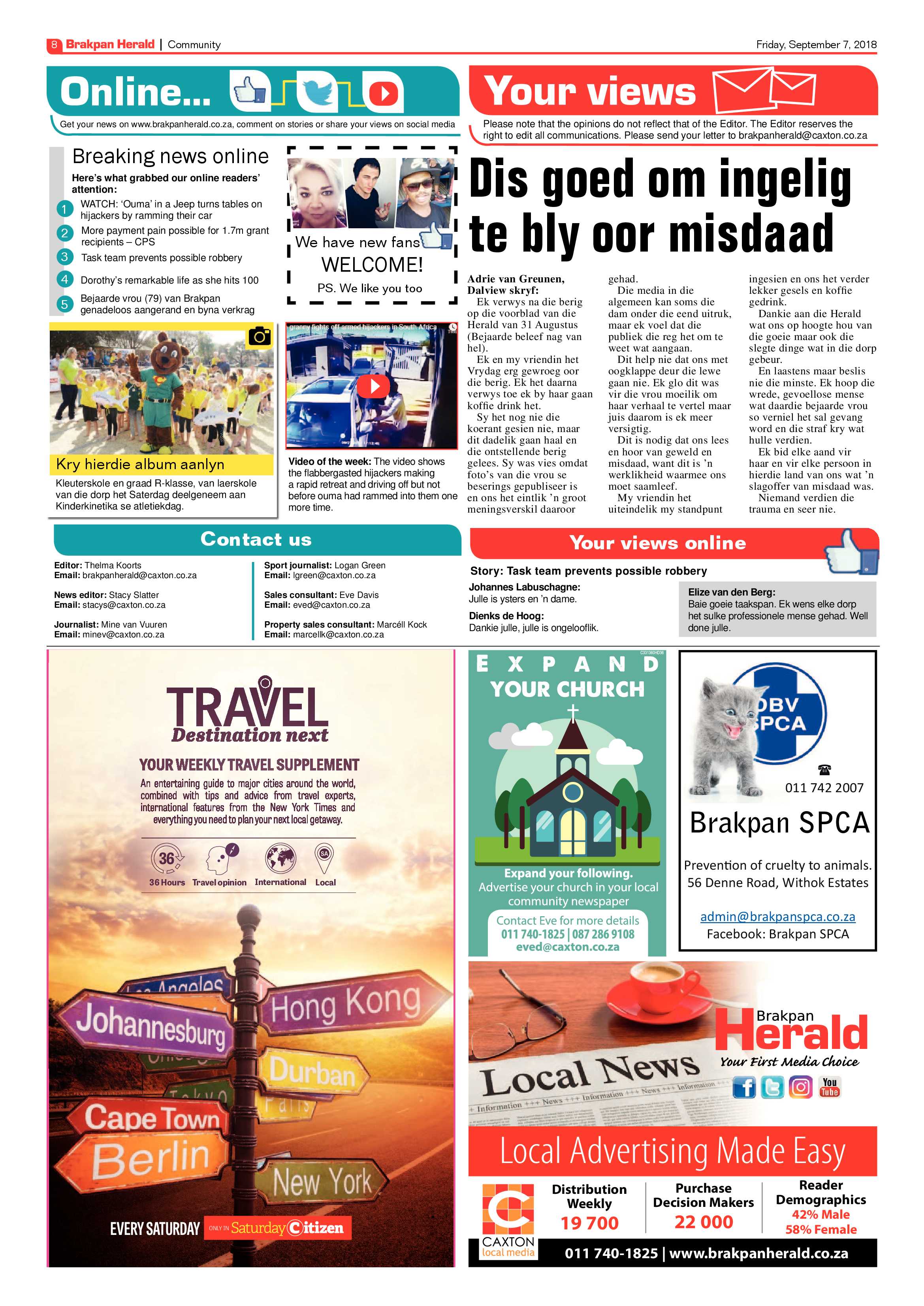 Brakpan Herald 07 September 2018 page 8