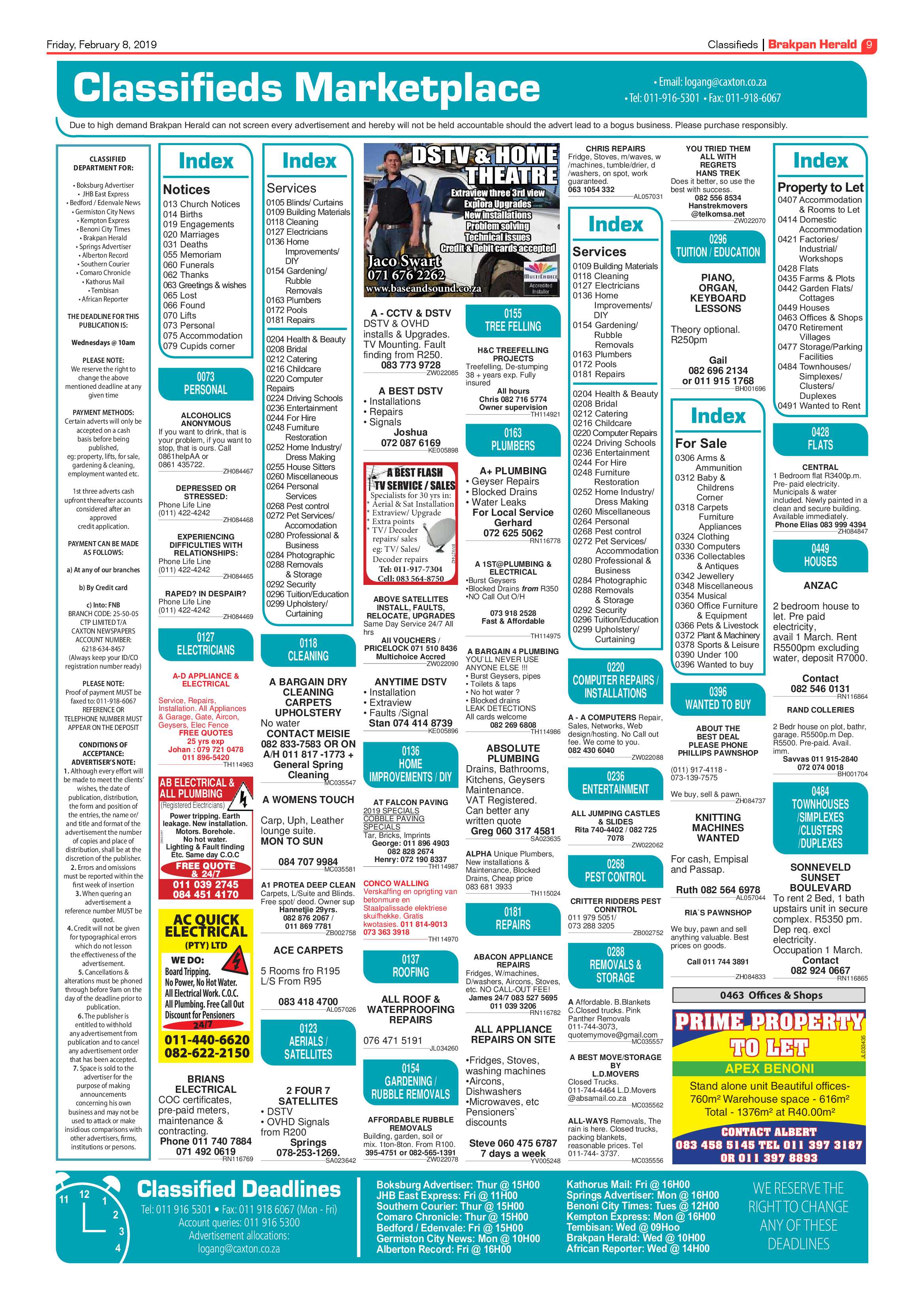 Brakpan Herald 08 February 2019 page 9