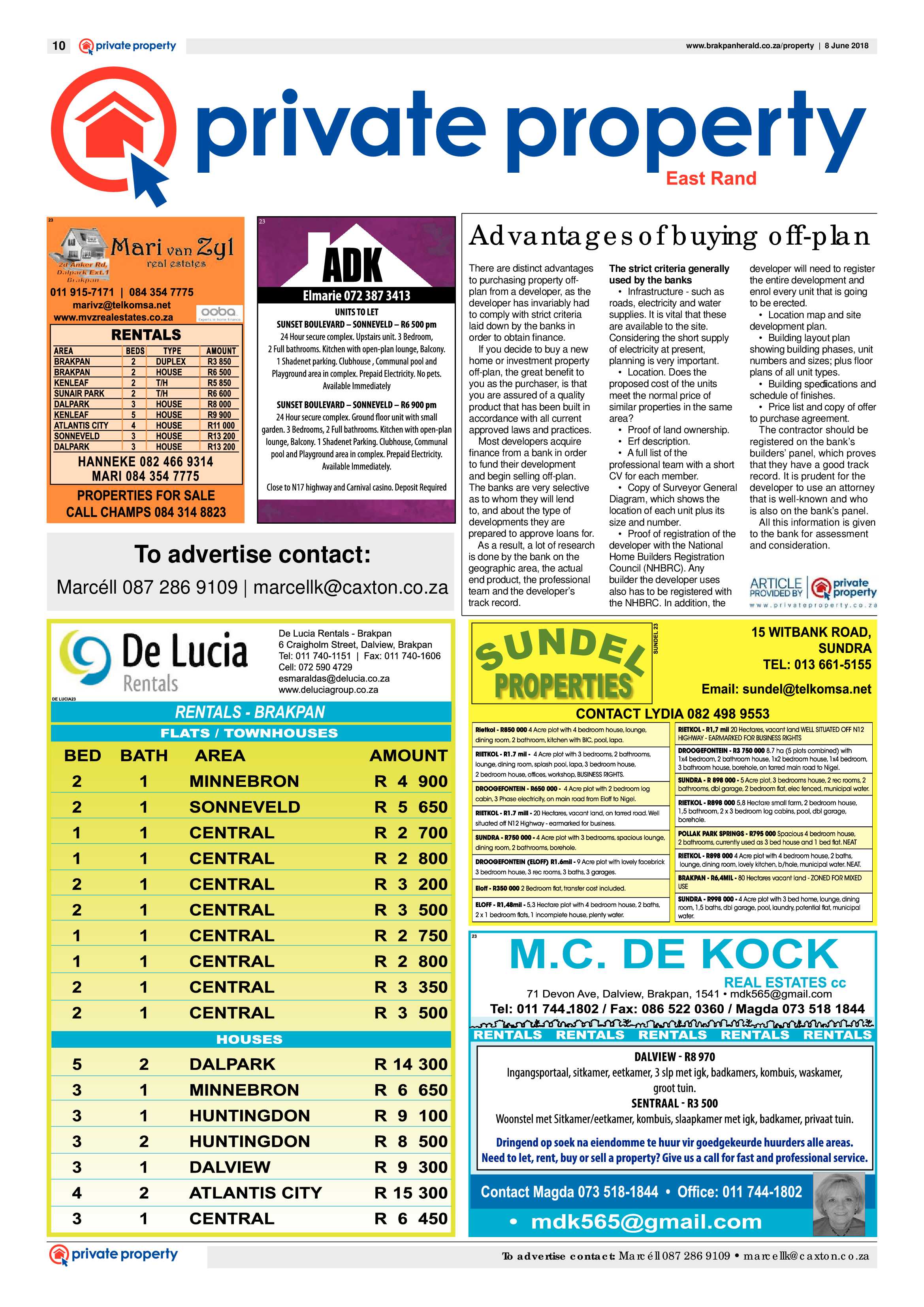 Brakpan Herald 08 June 2018 page 10