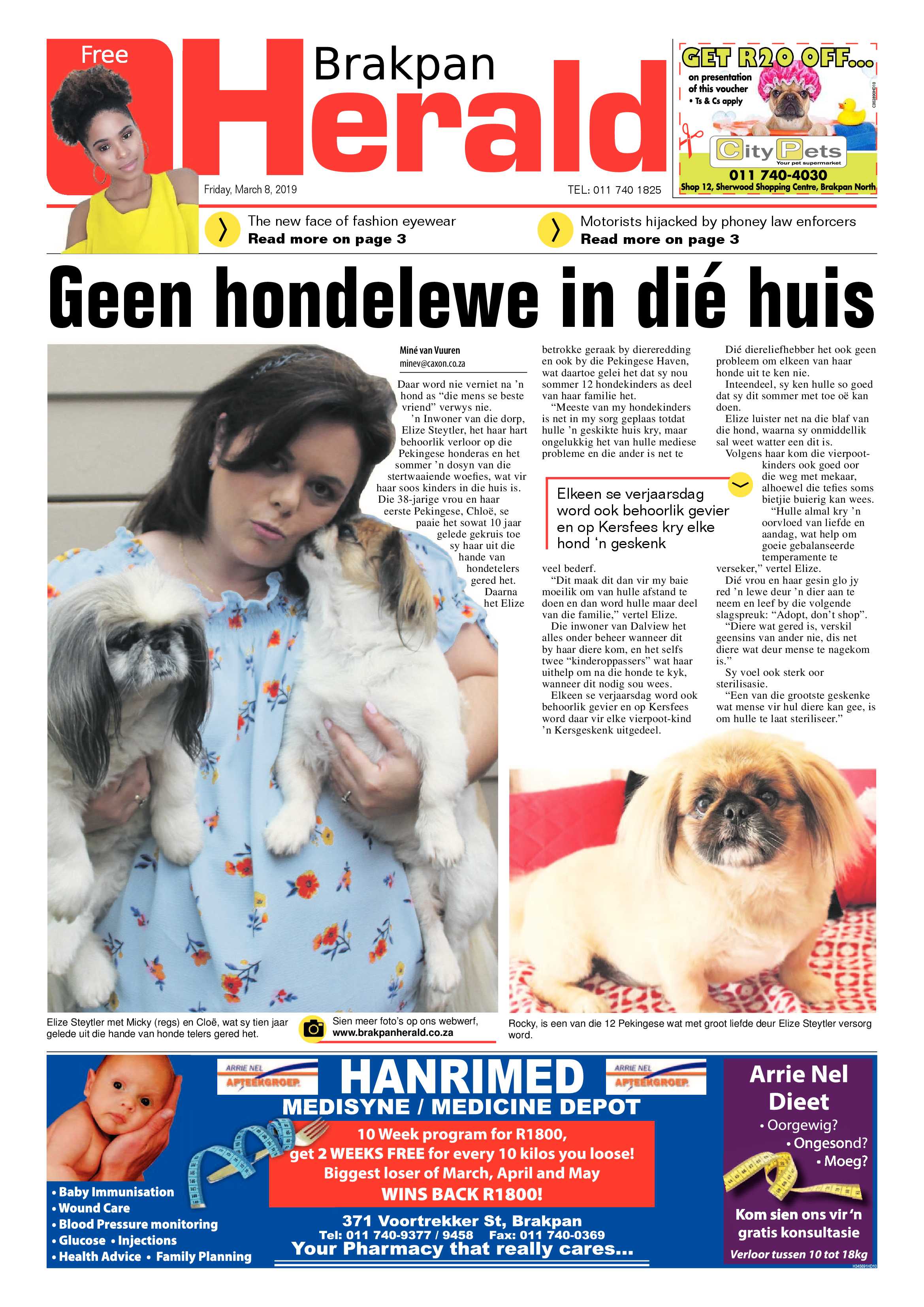Brakpan Herald 08 March 2019 page 1
