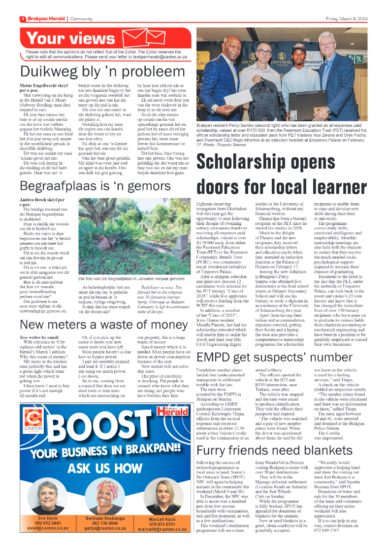 Brakpan Herald 08 March 2024 page 4