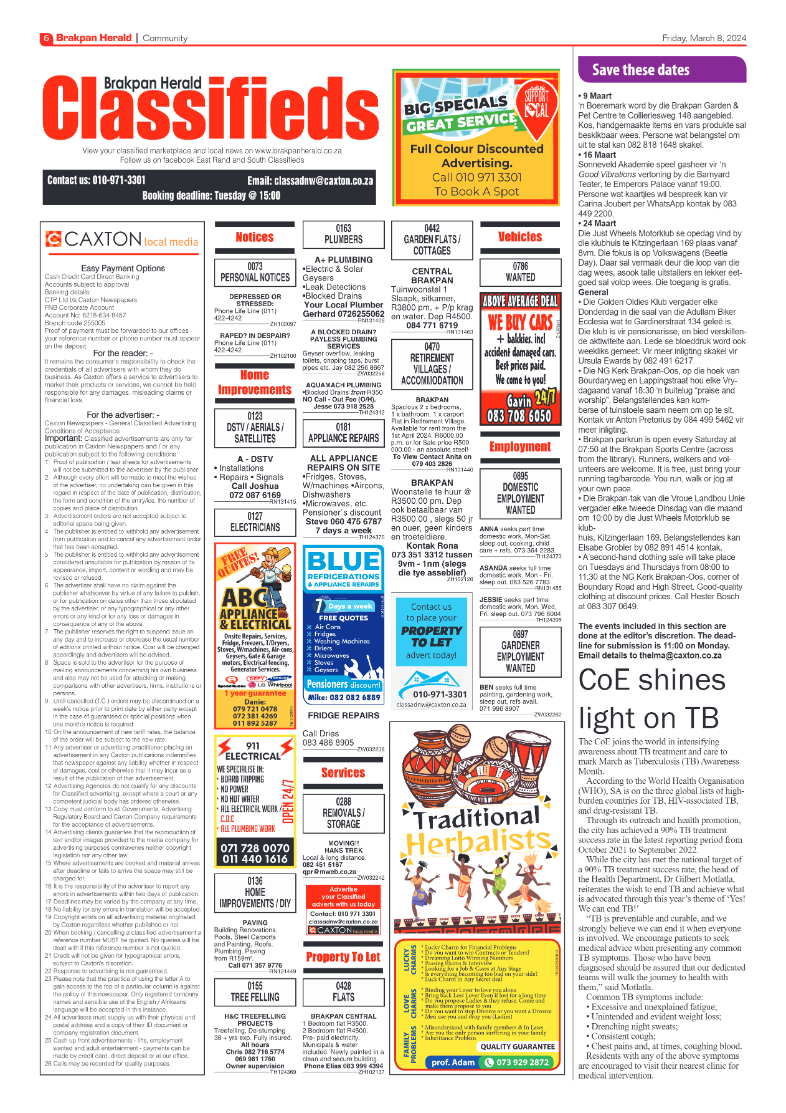 Brakpan Herald 08 March 2024 page 6