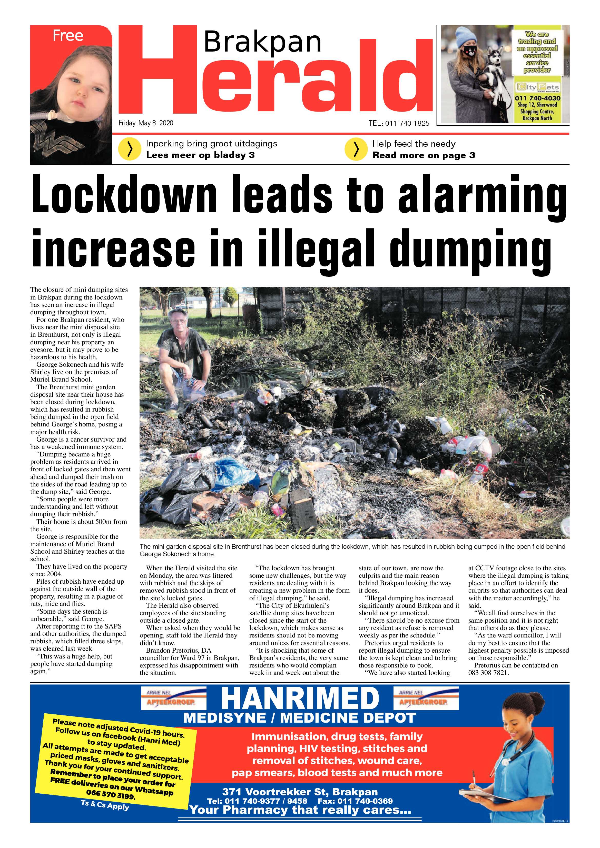 Brakpan Herald 08 May 2020 page 1