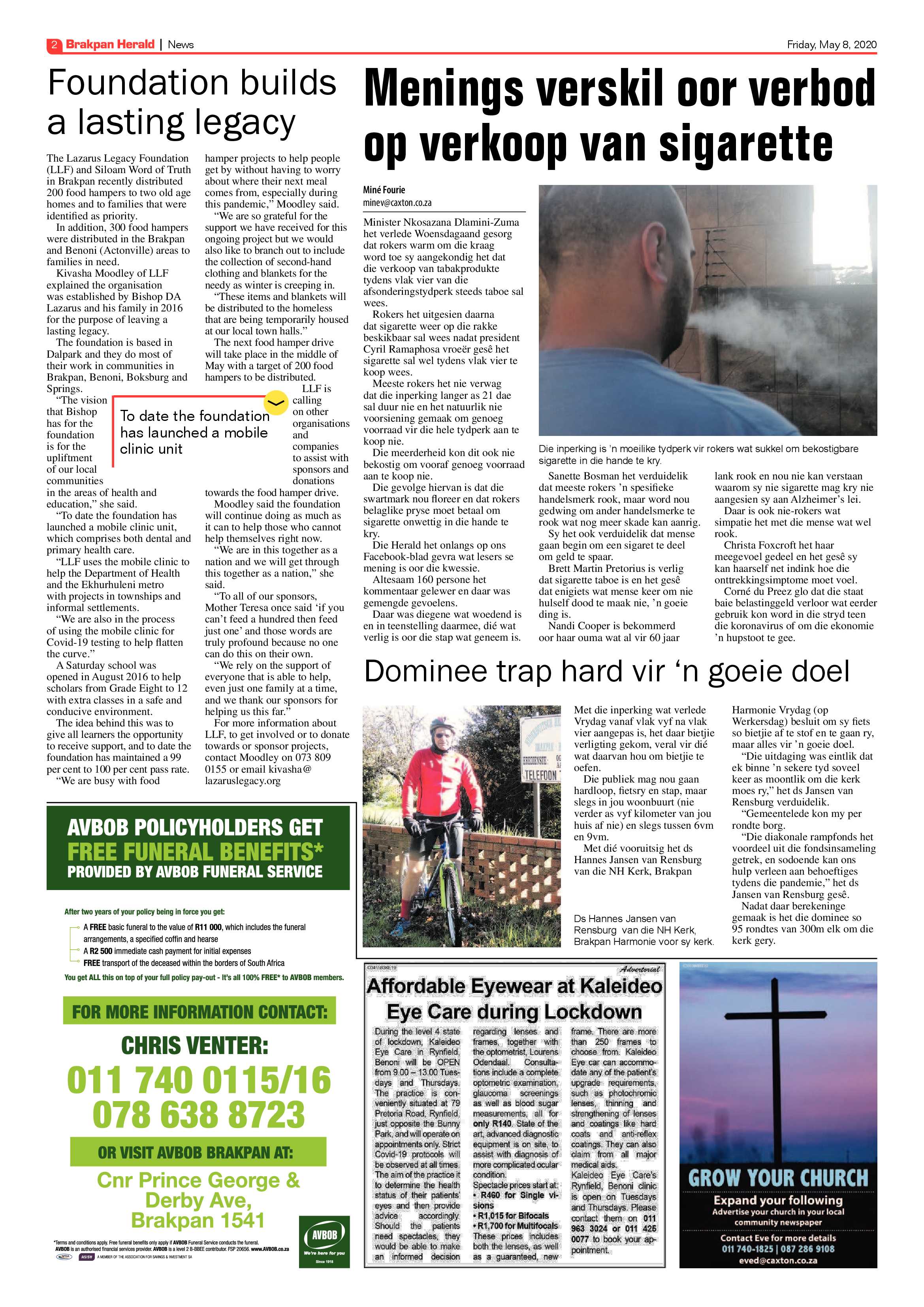 Brakpan Herald 08 May 2020 page 2