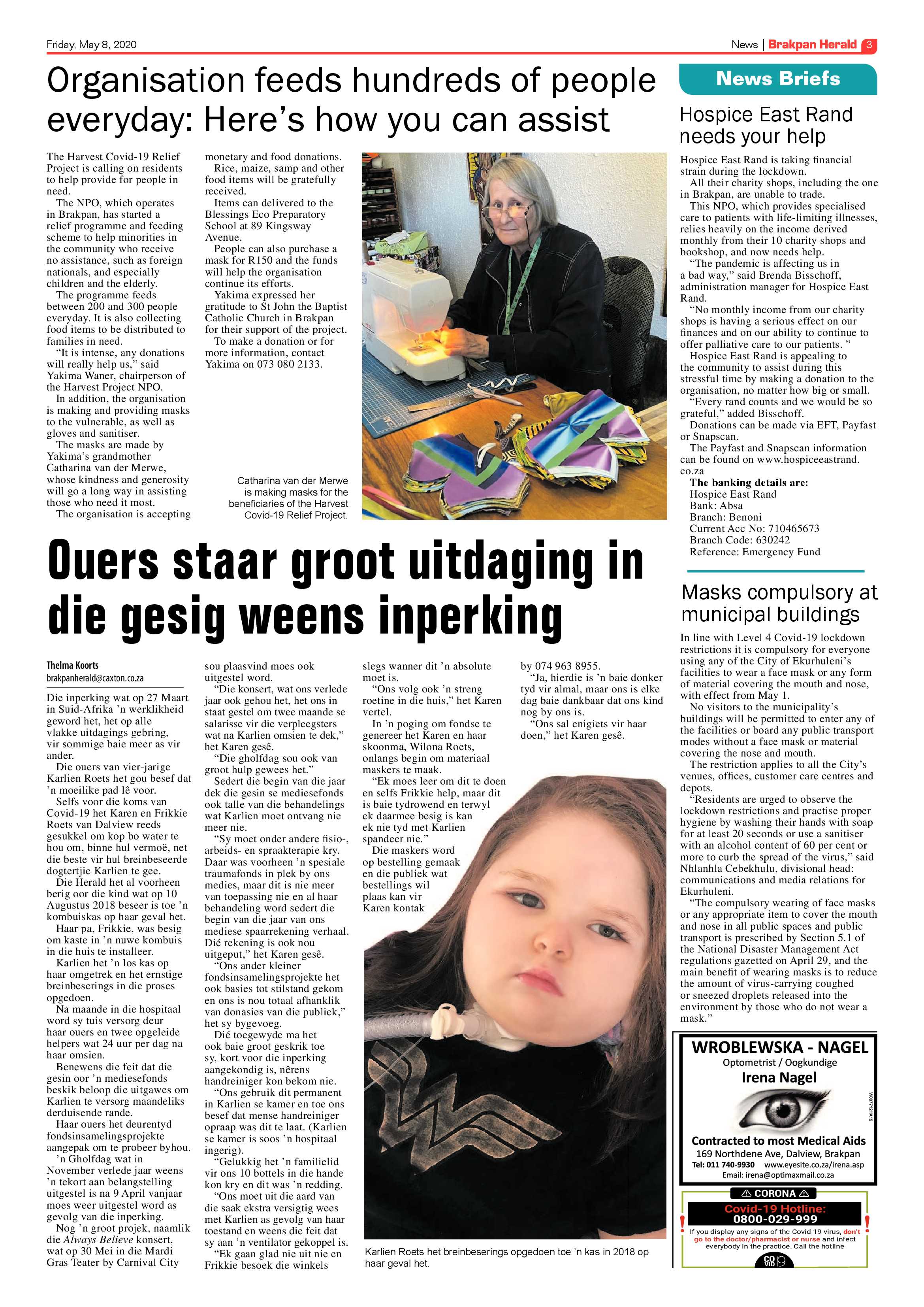 Brakpan Herald 08 May 2020 page 3