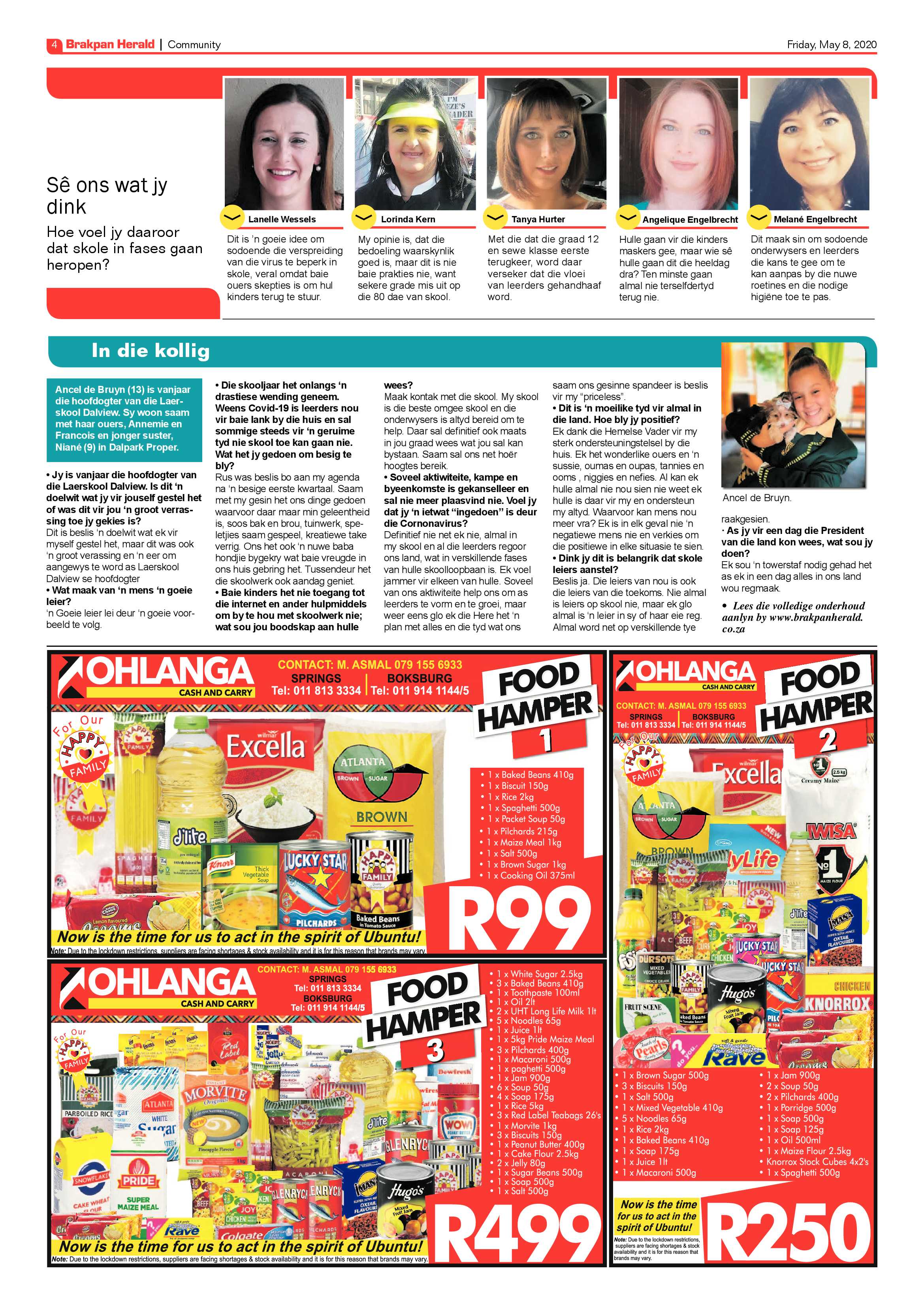 Brakpan Herald 08 May 2020 page 4