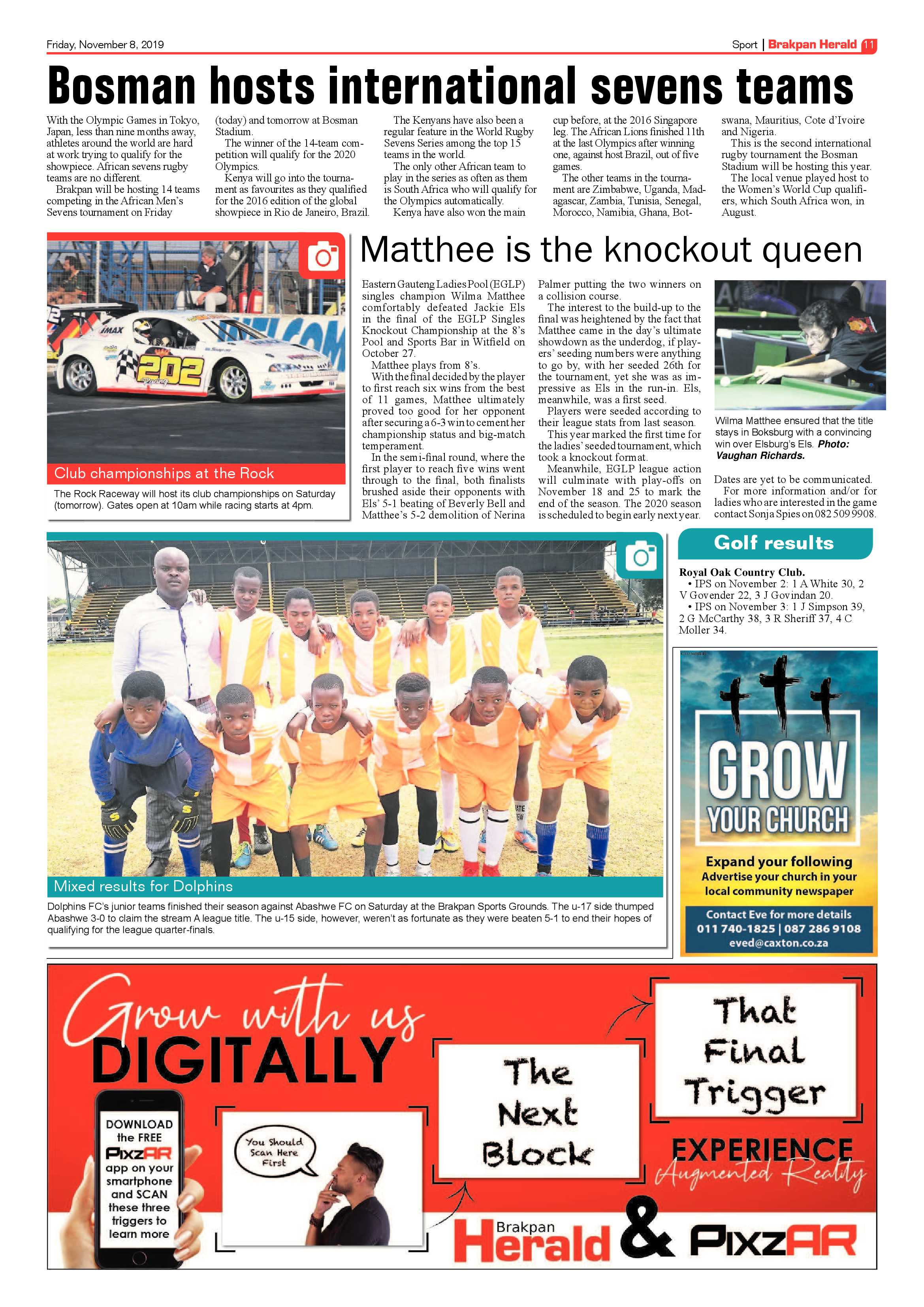 Brakpan Herald 08 November 2019 page 11