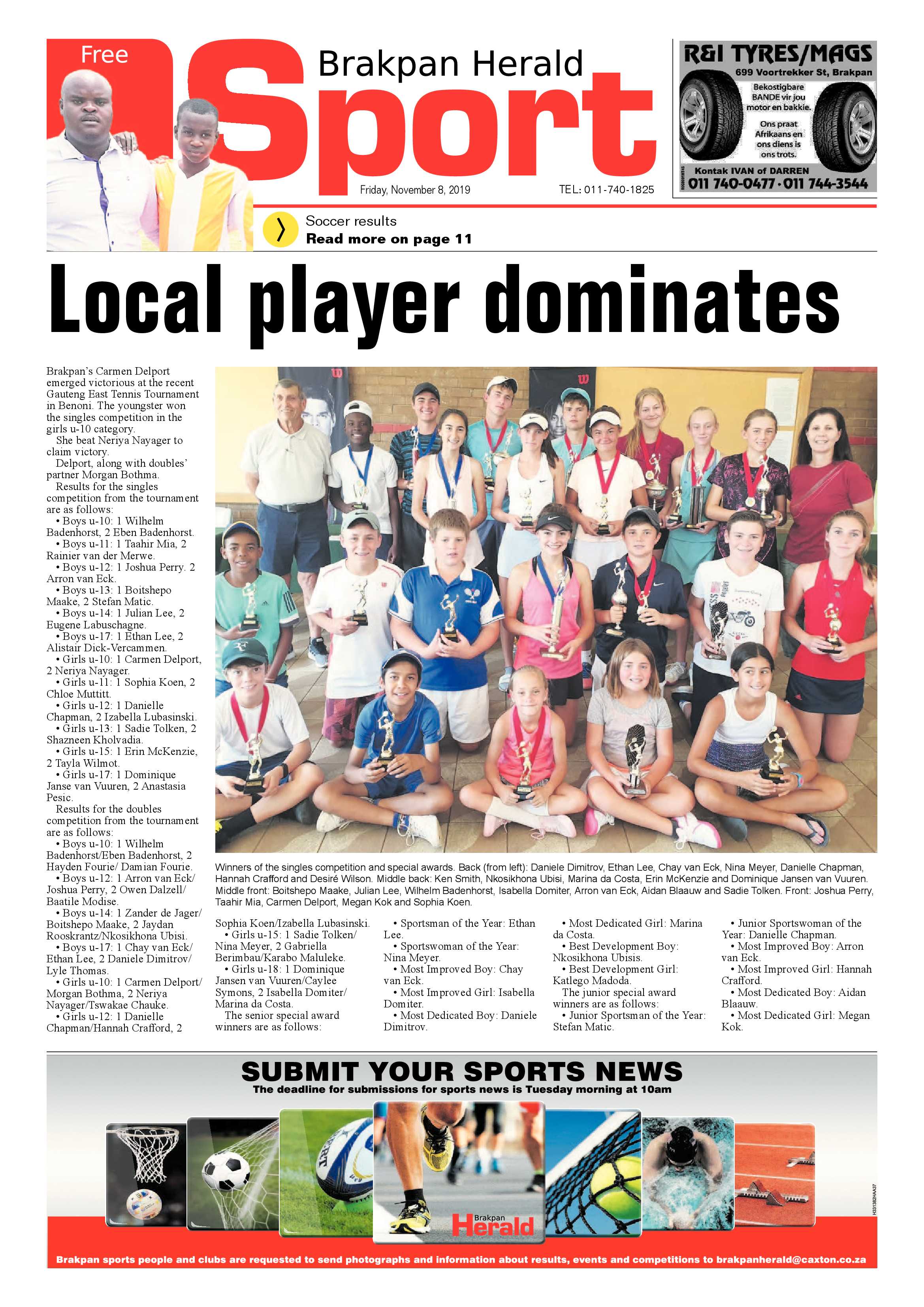 Brakpan Herald 08 November 2019 page 12
