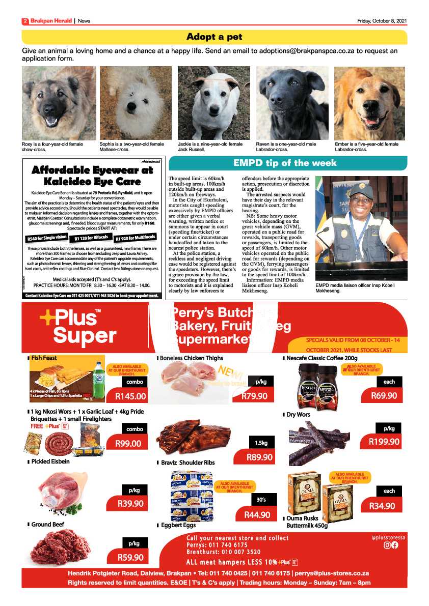 Brakpan Herald 08 October 2021 page 2