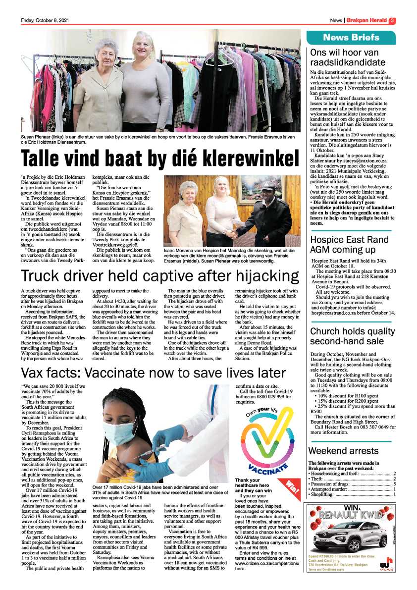Brakpan Herald 08 October 2021 page 3