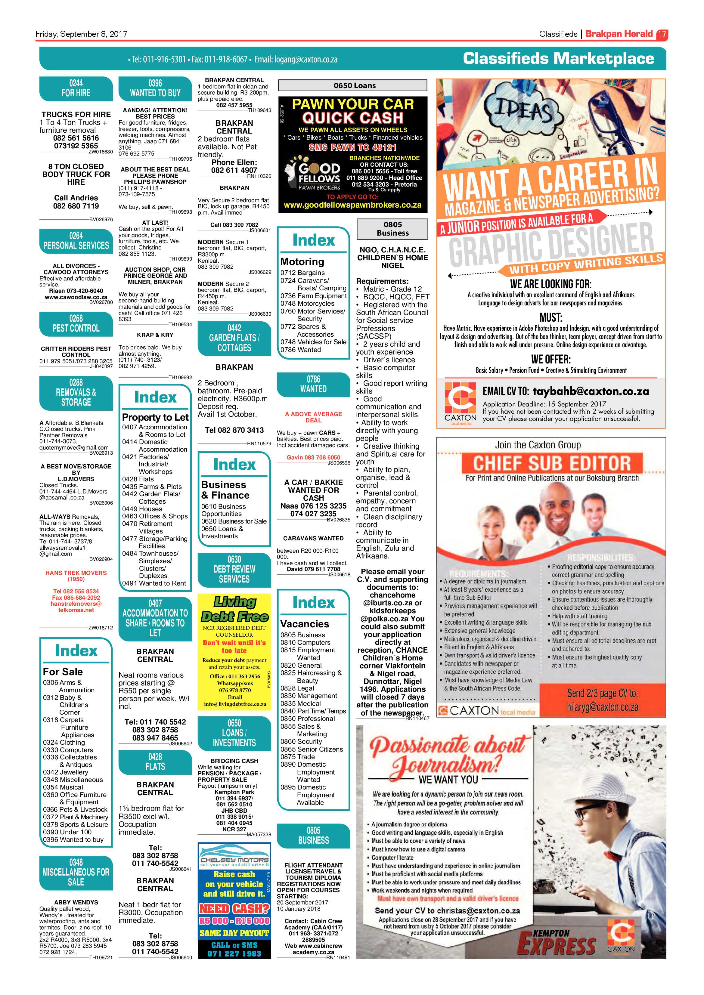 Brakpan Herald 08 September 2017 page 17