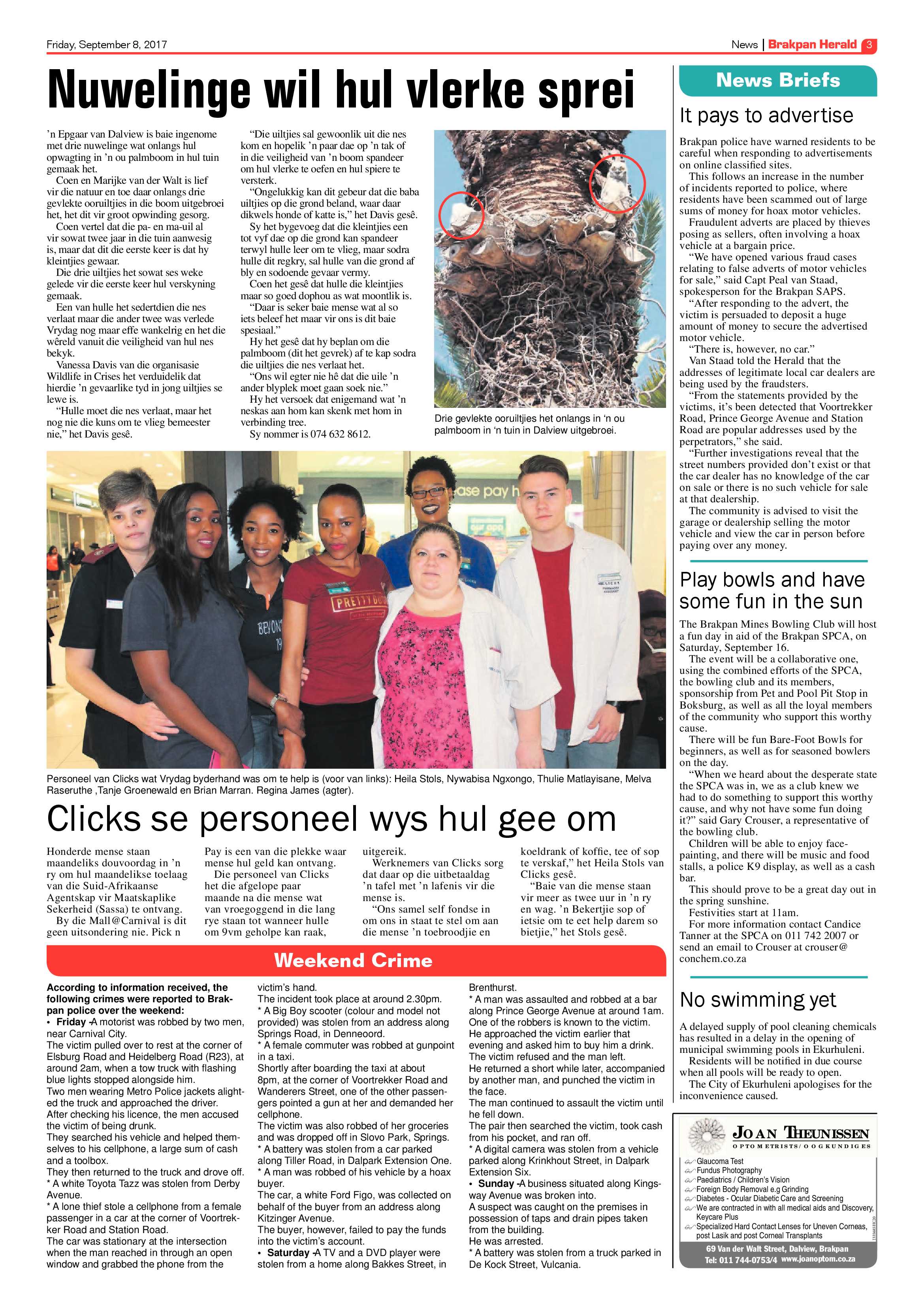 Brakpan Herald 08 September 2017 page 3