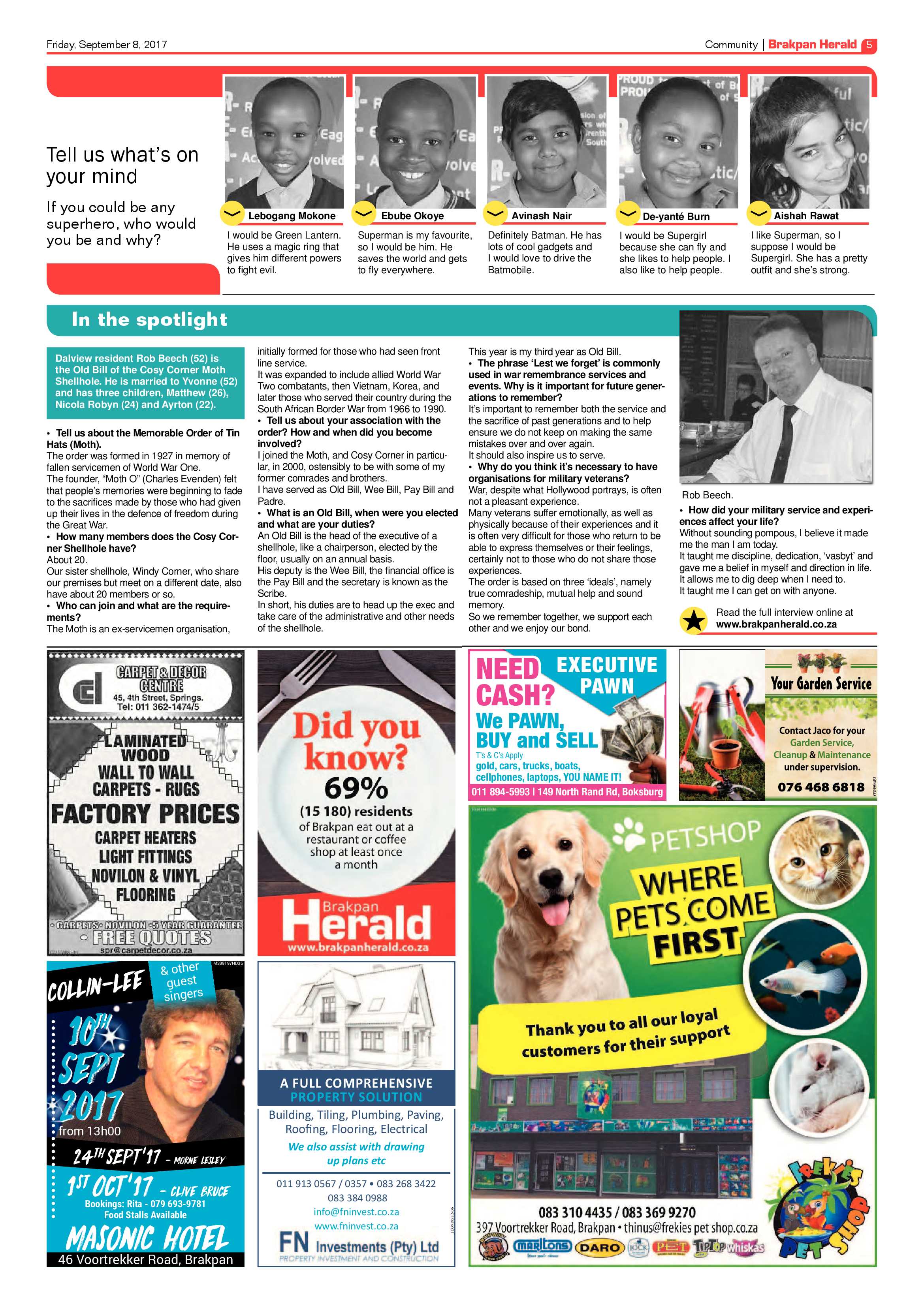 Brakpan Herald 08 September 2017 page 5