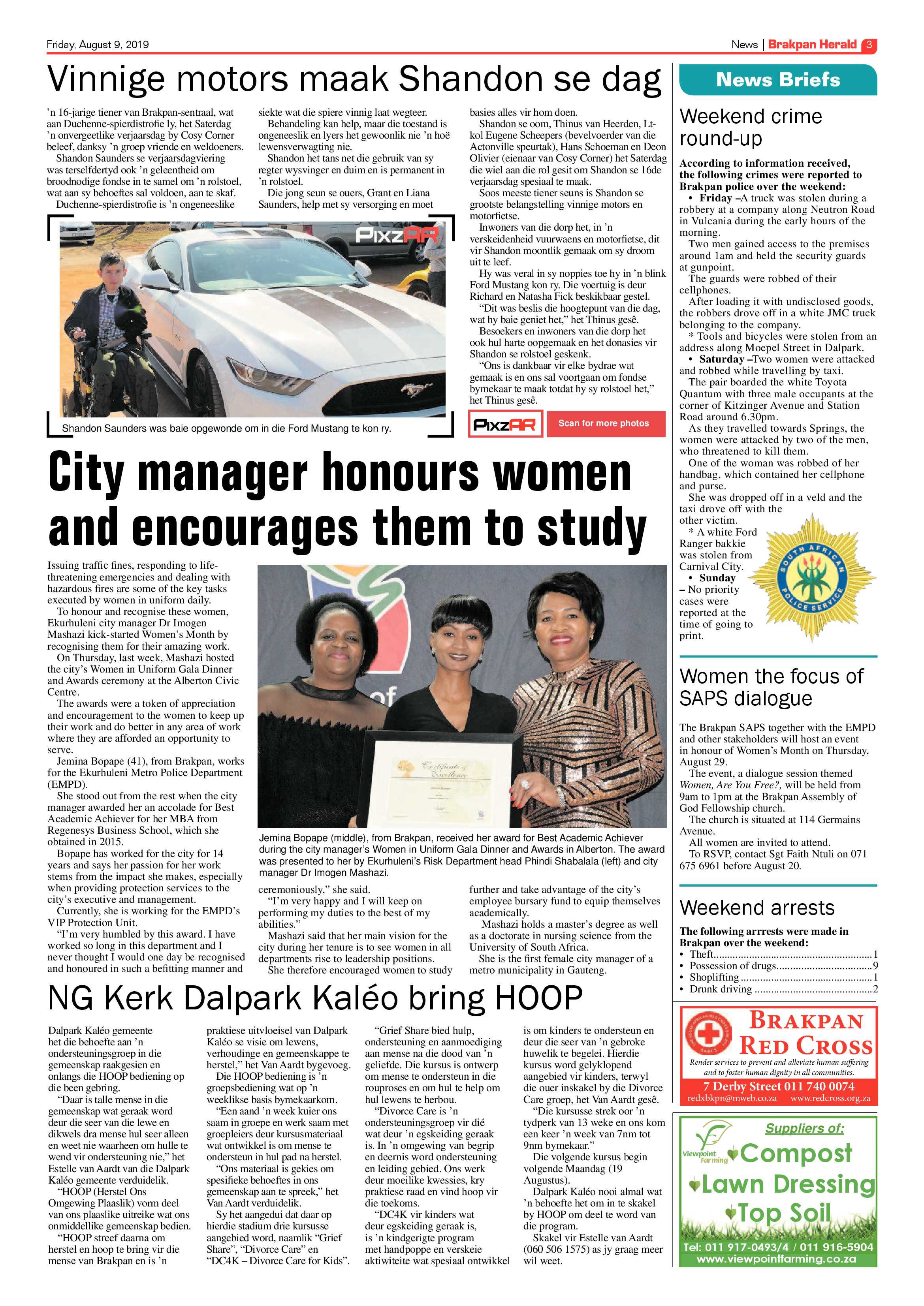 Brakpan Herald 09 August 2019 page 3