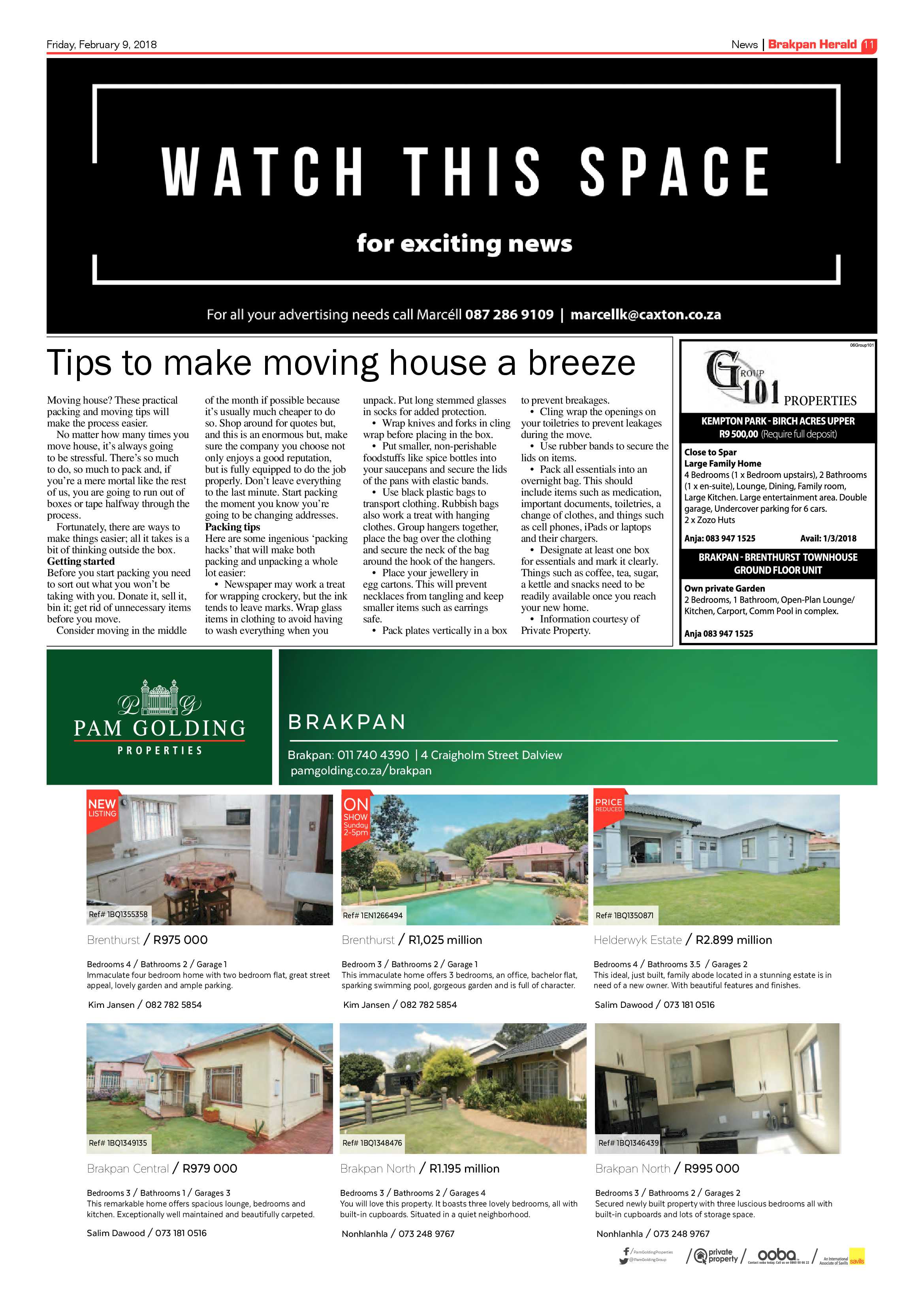 Brakpan Herald 09 February 2018 page 11