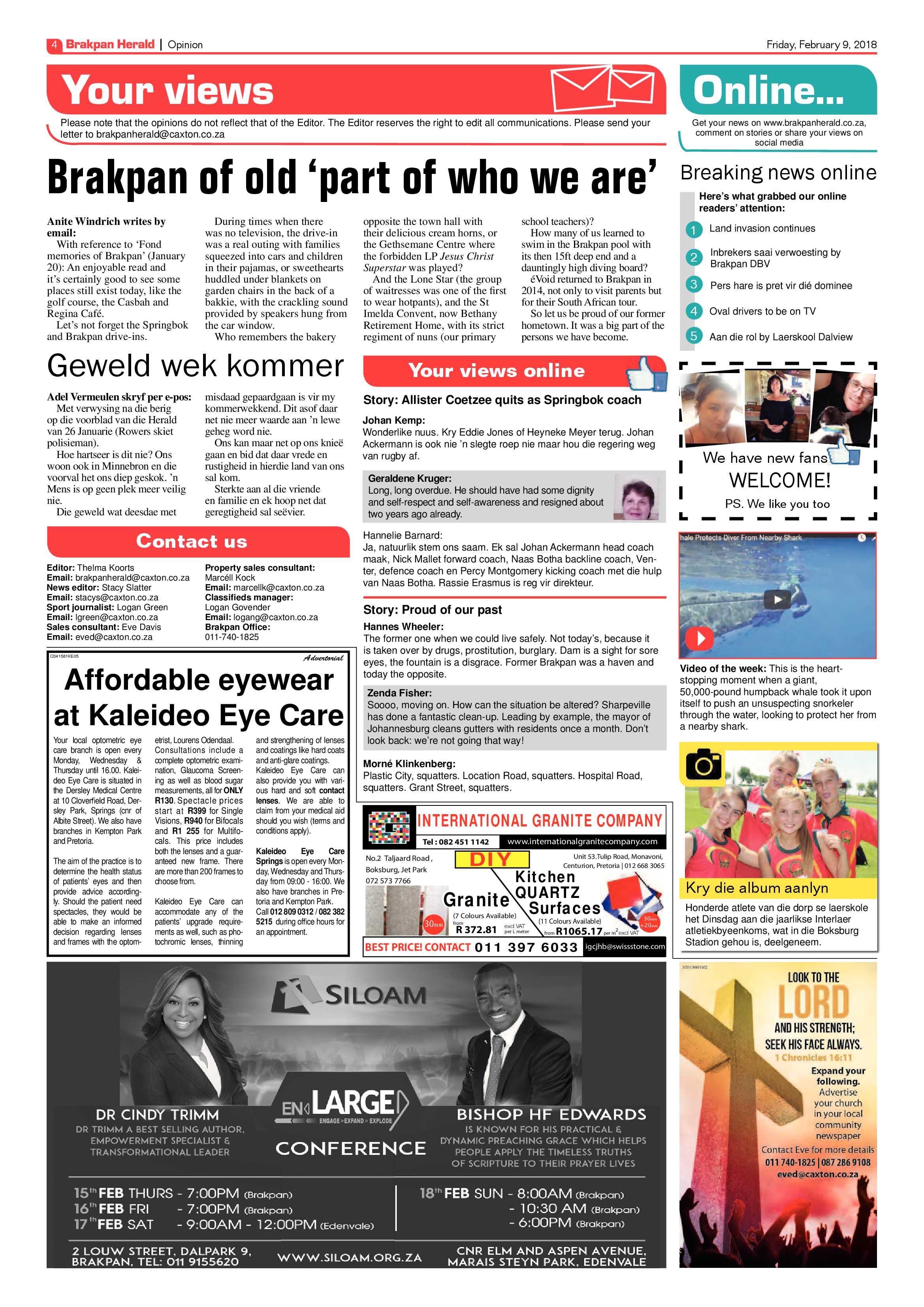 Brakpan Herald 09 February 2018 page 4