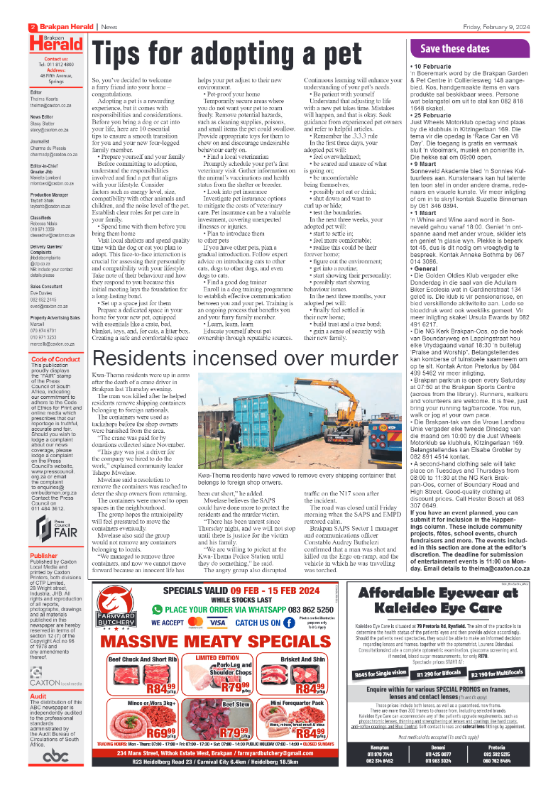 Brakpan Herald 09 February 2024 page 2