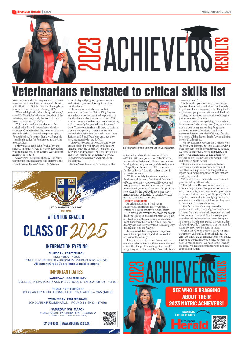 Brakpan Herald 09 February 2024 page 4