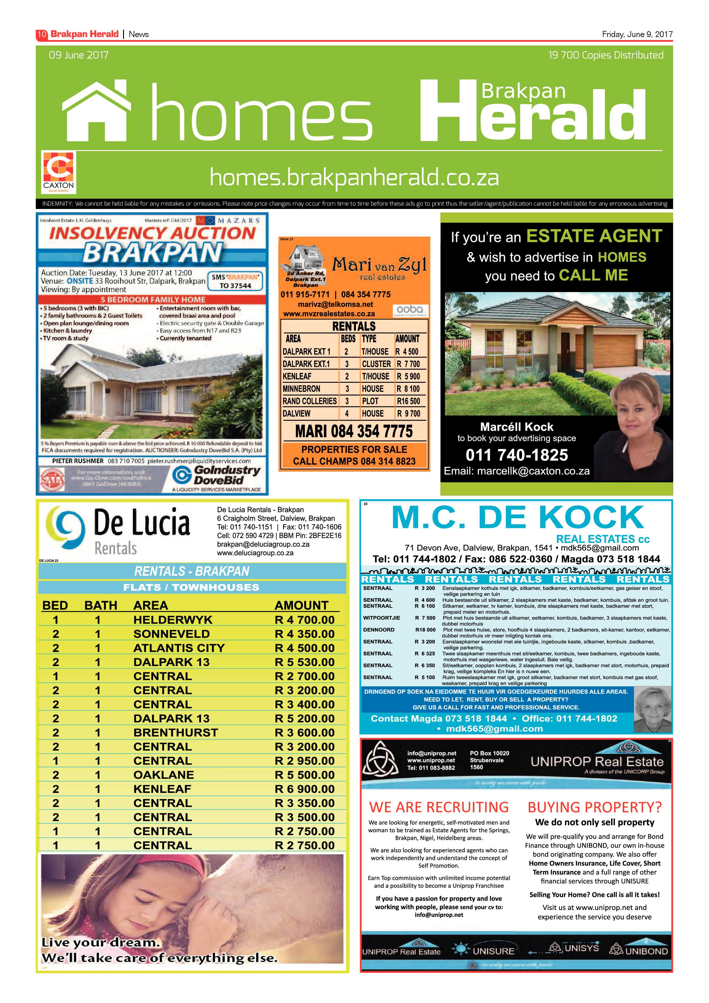 Brakpan Herald 09 June 2017 page 10