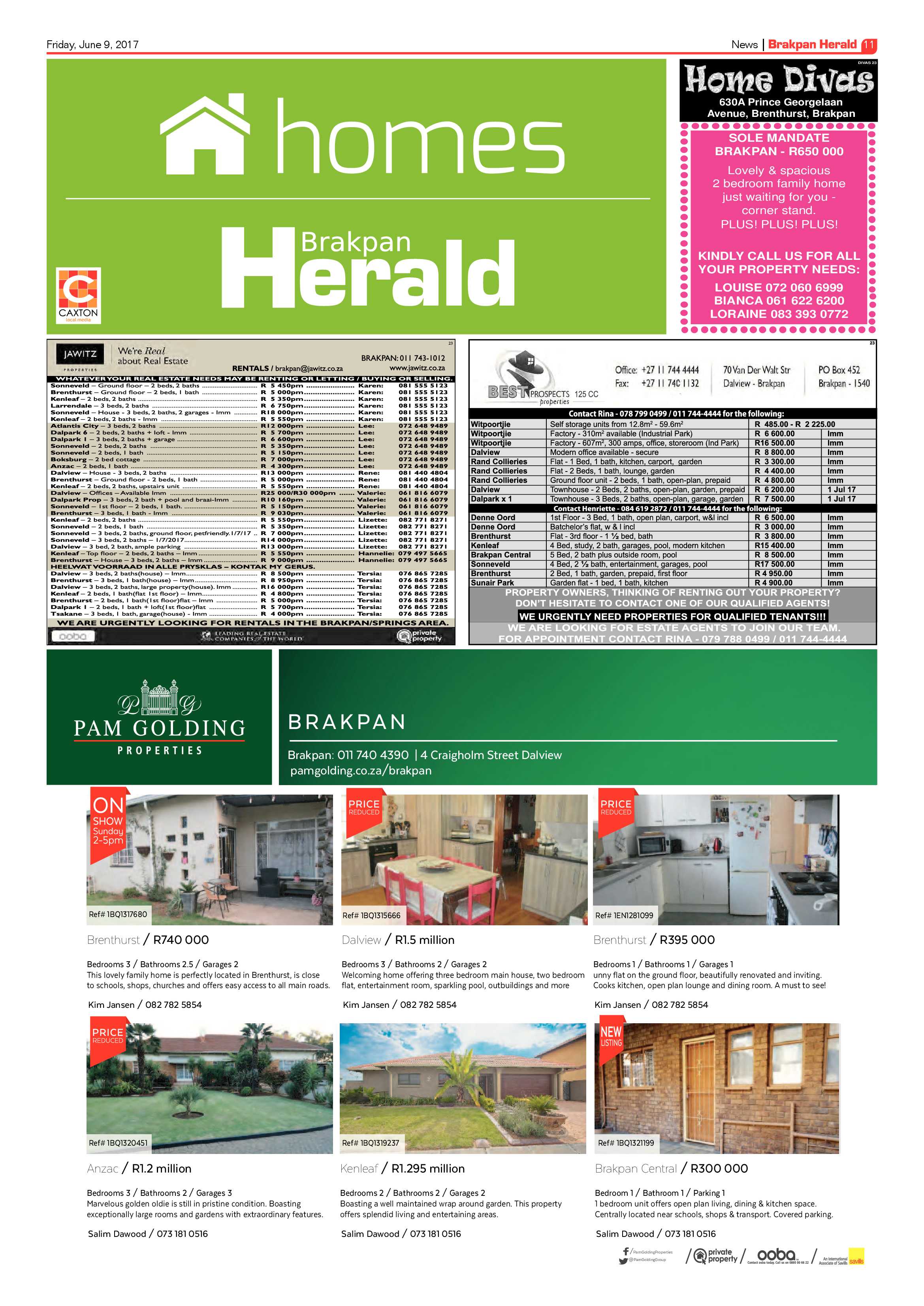 Brakpan Herald 09 June 2017 page 11