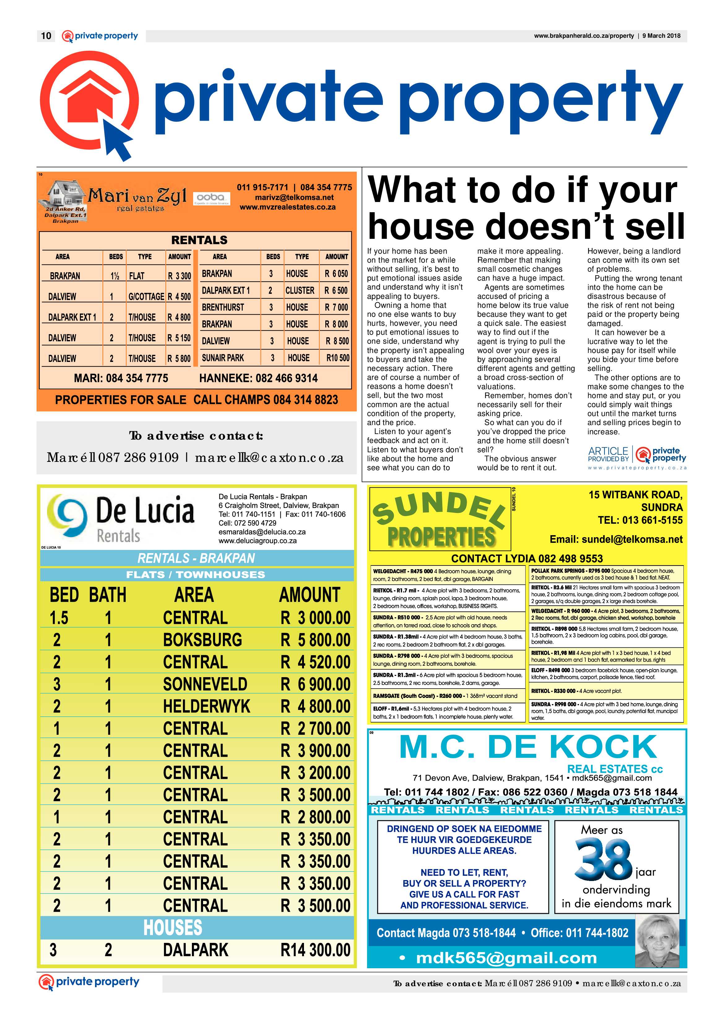 Brakpan Herald 09 March 2018 page 10