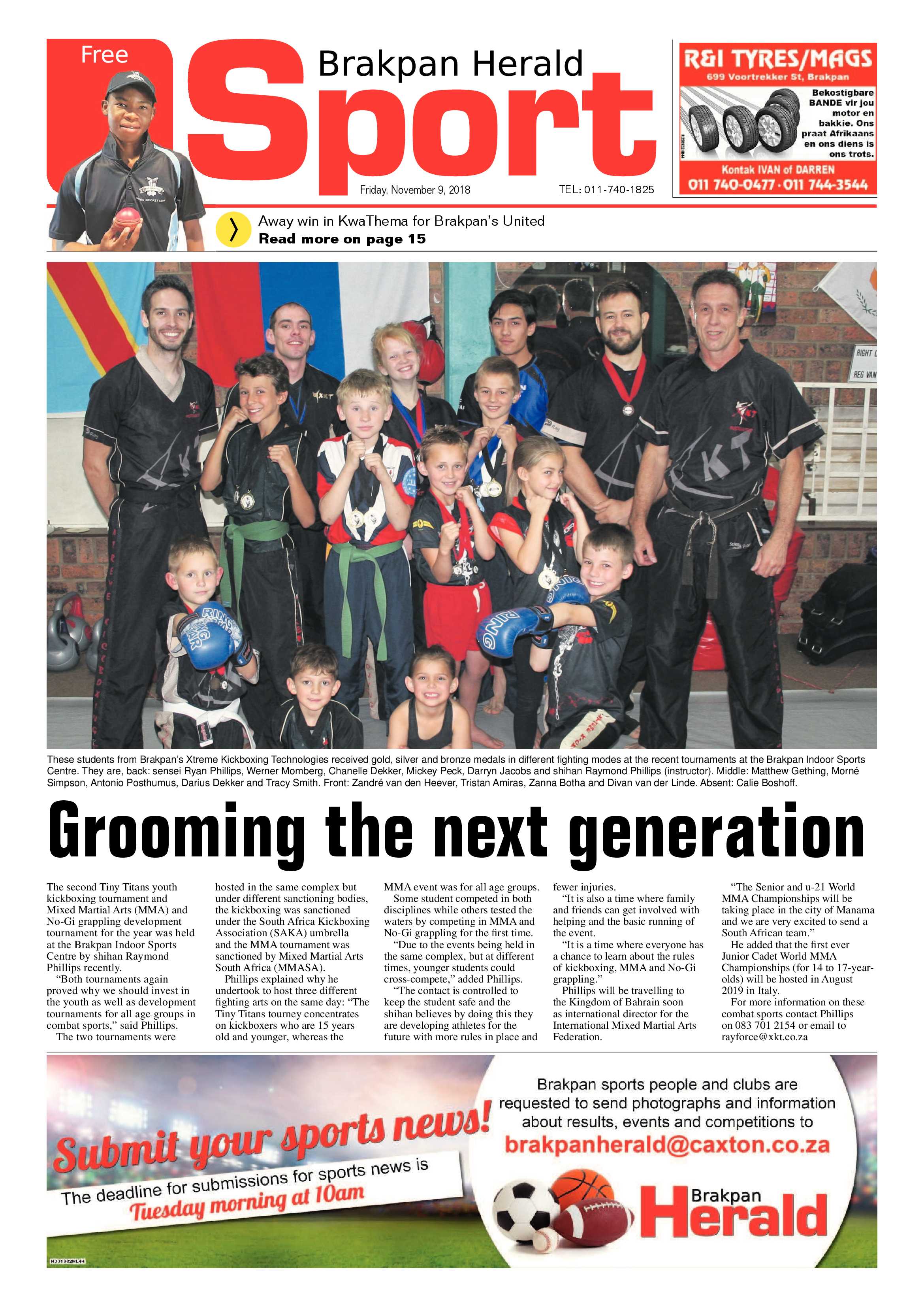 Brakpan Herald 09 November 2018 page 16