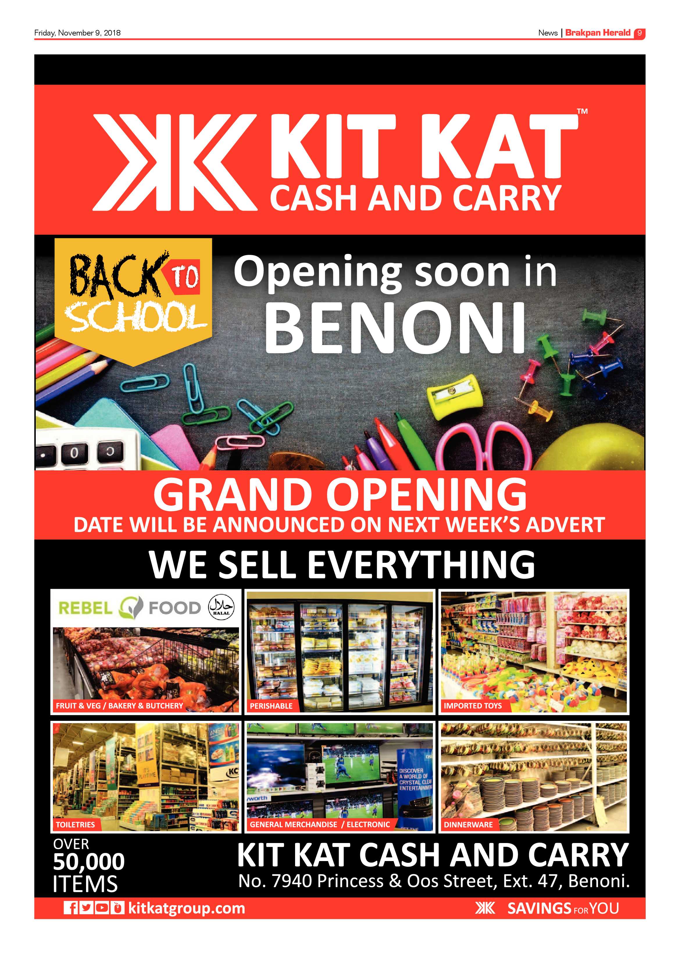 Brakpan Herald 09 November 2018 page 9