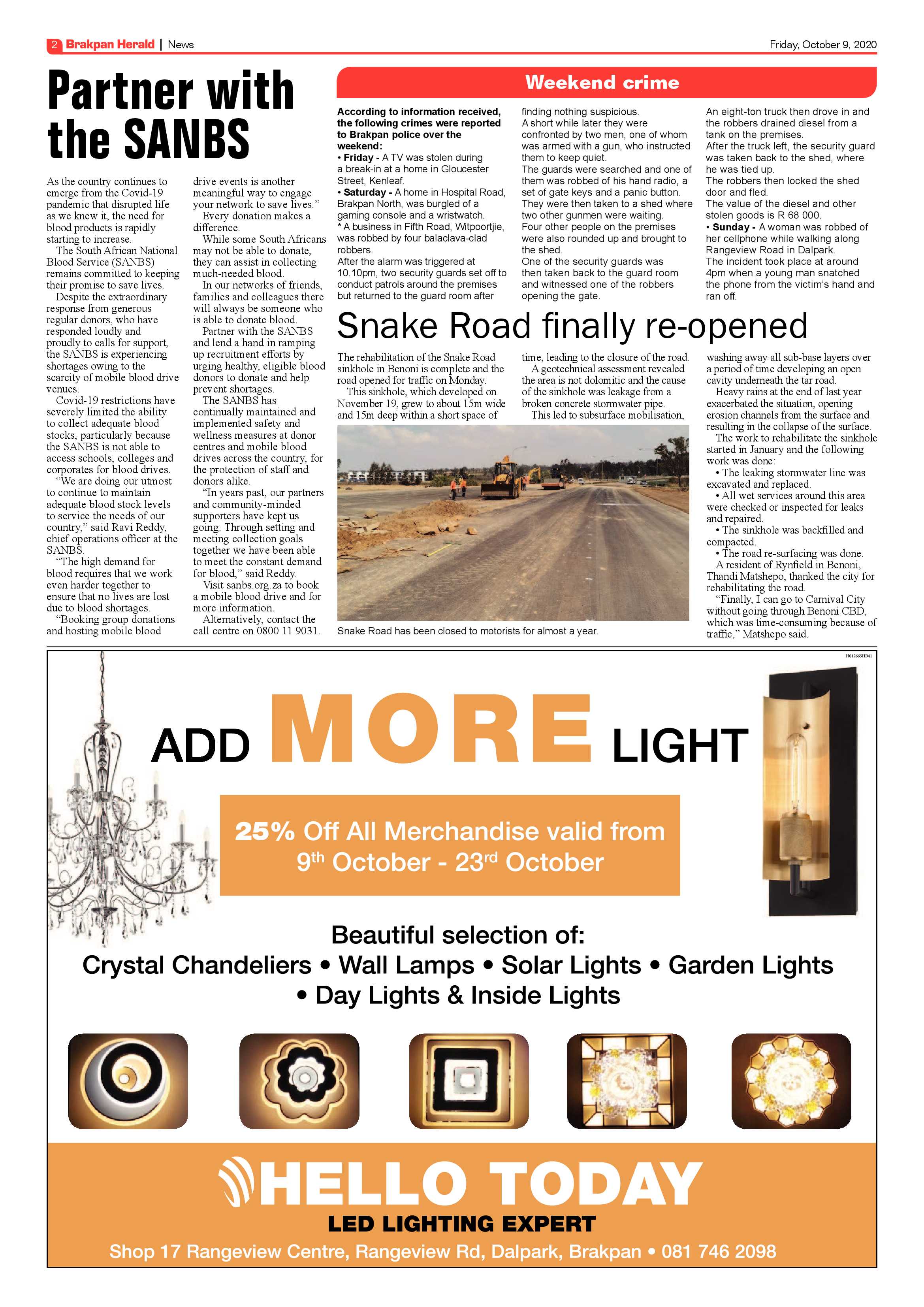 Brakpan Herald 09 October 2020 page 2