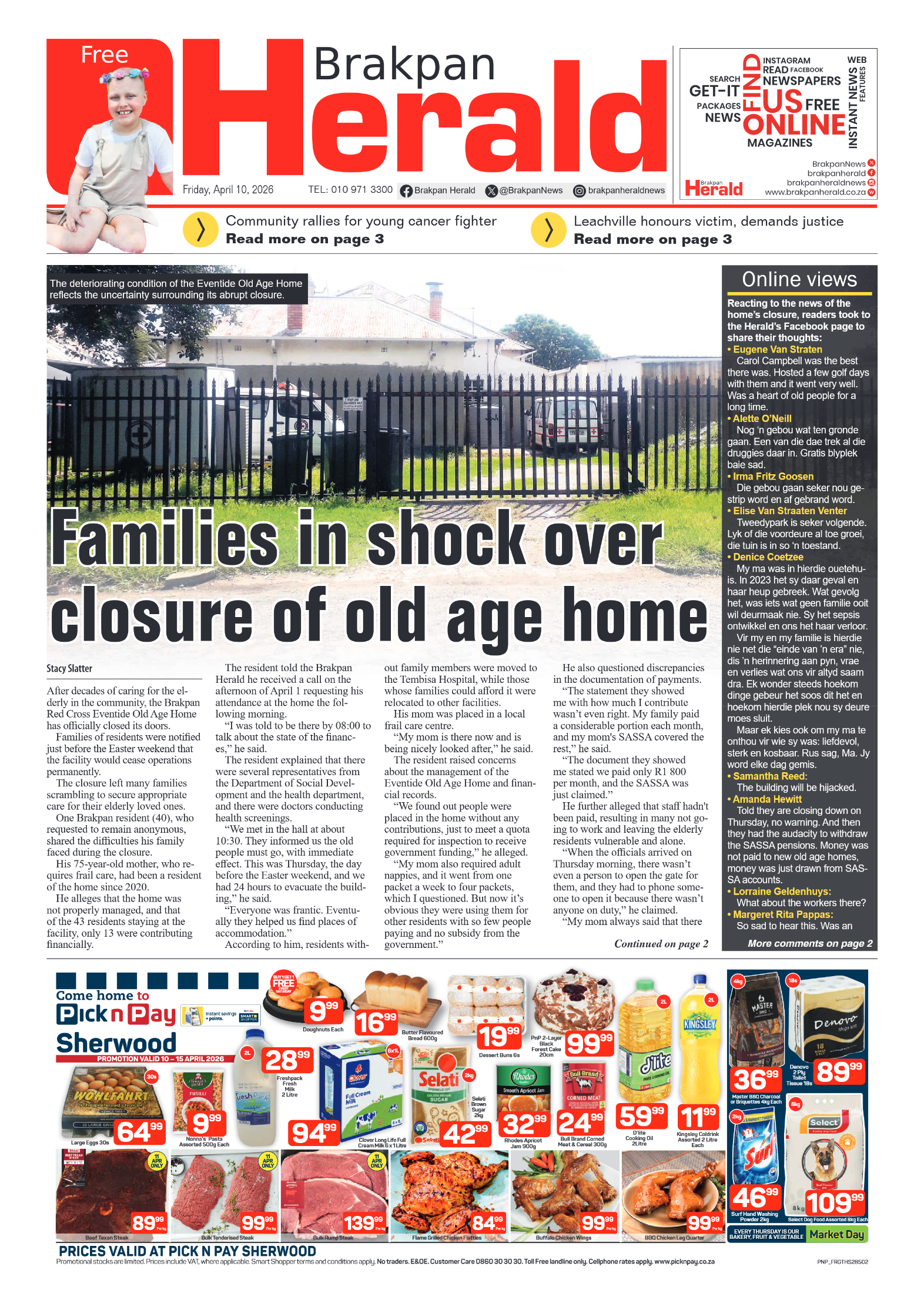 Brakpan Herald 10 April 2026 page 3
