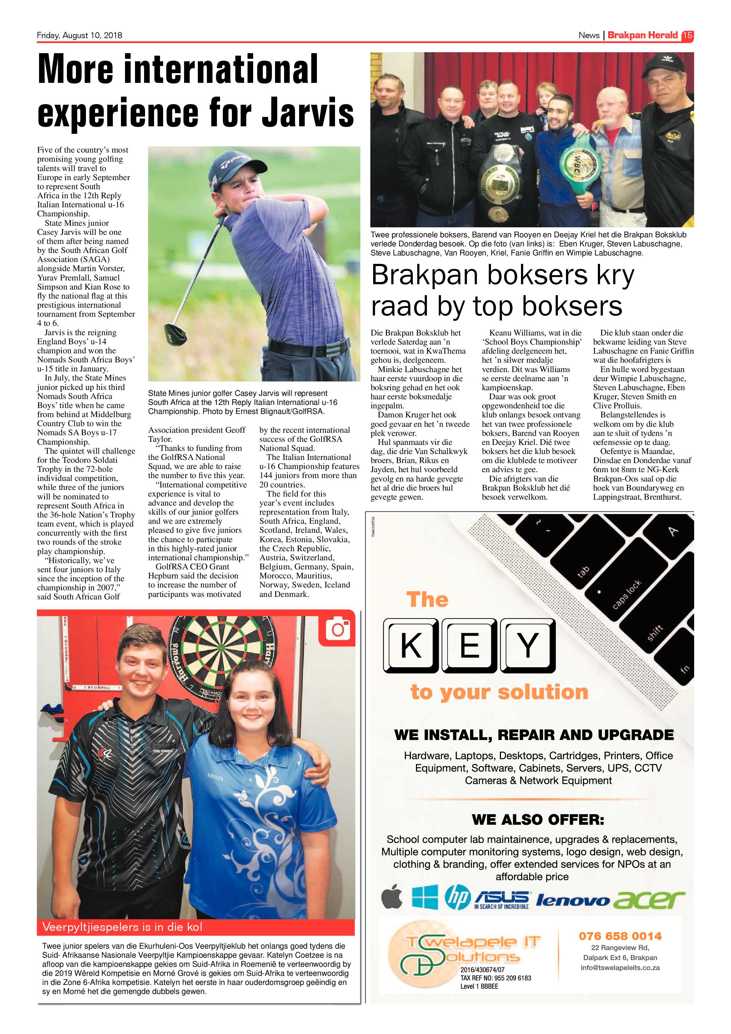 Brakpan Herald 10 August 2018 page 15