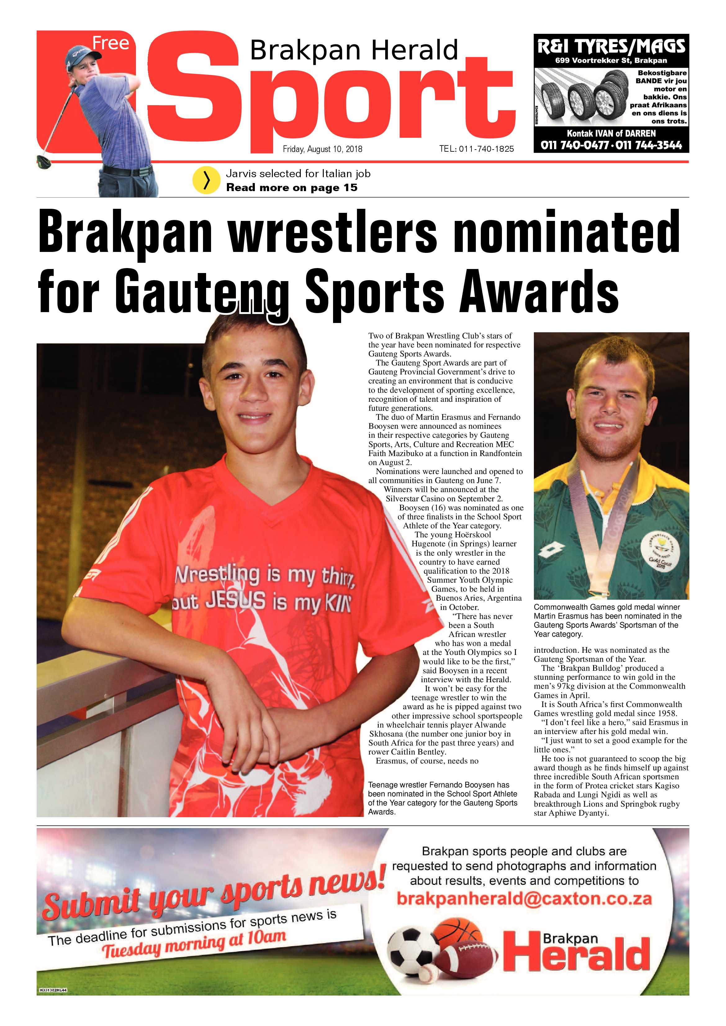Brakpan Herald 10 August 2018 page 16