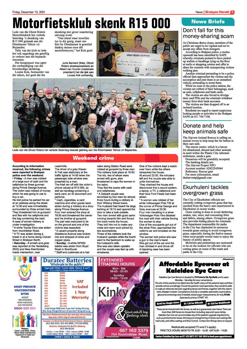 Brakpan Herald 10 December 2021 page 3