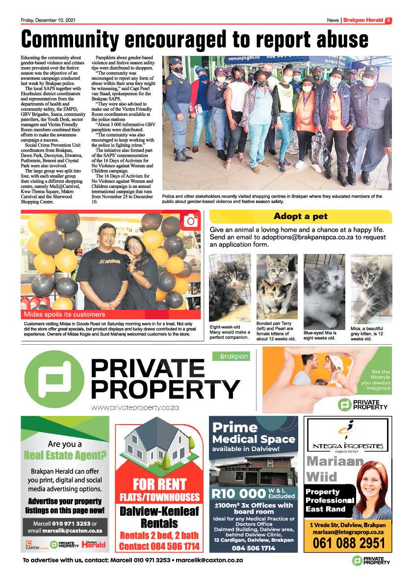 Brakpan Herald 10 December 2021 page 5