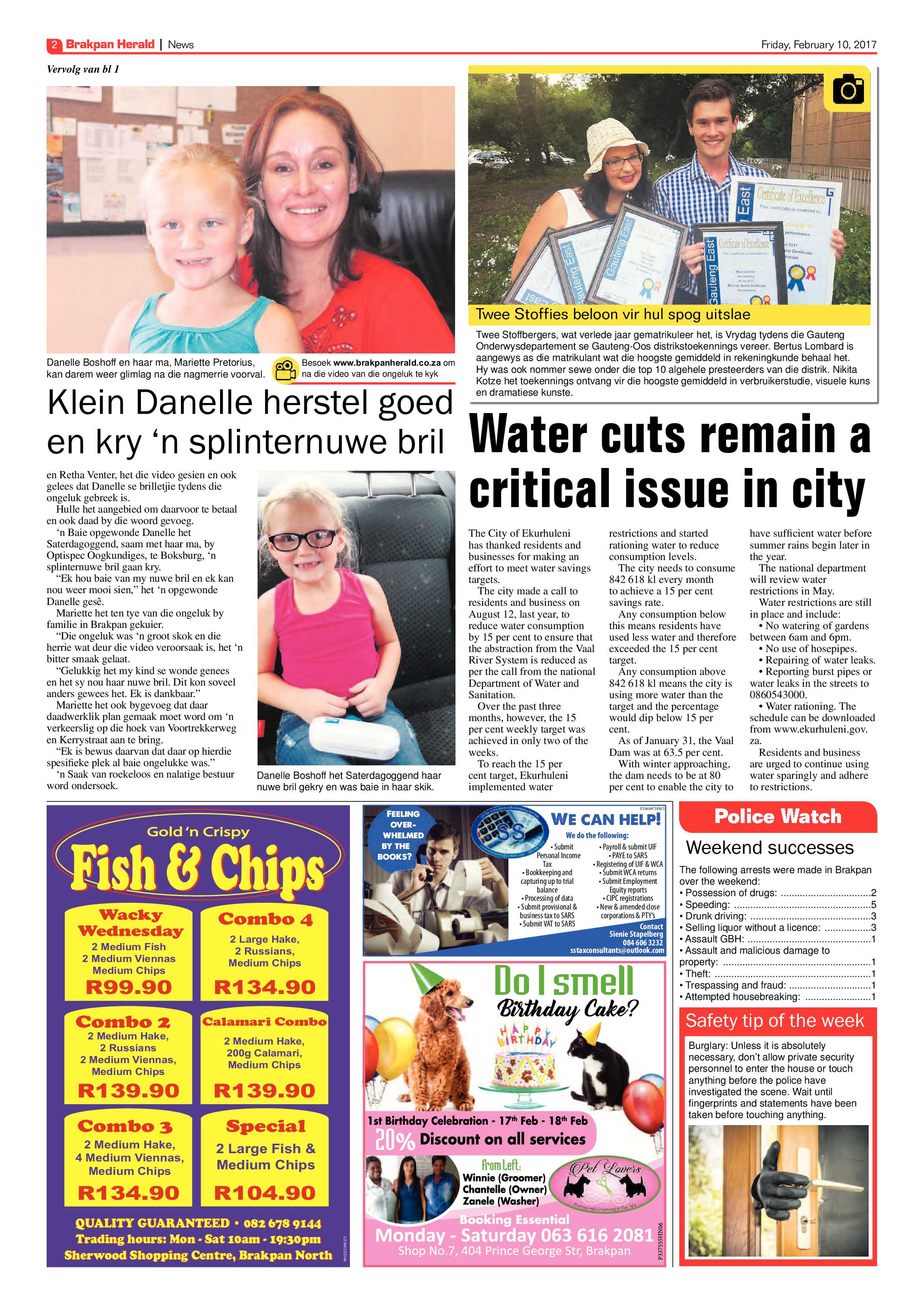 Brakpan Herald 10 February 2017 page 2