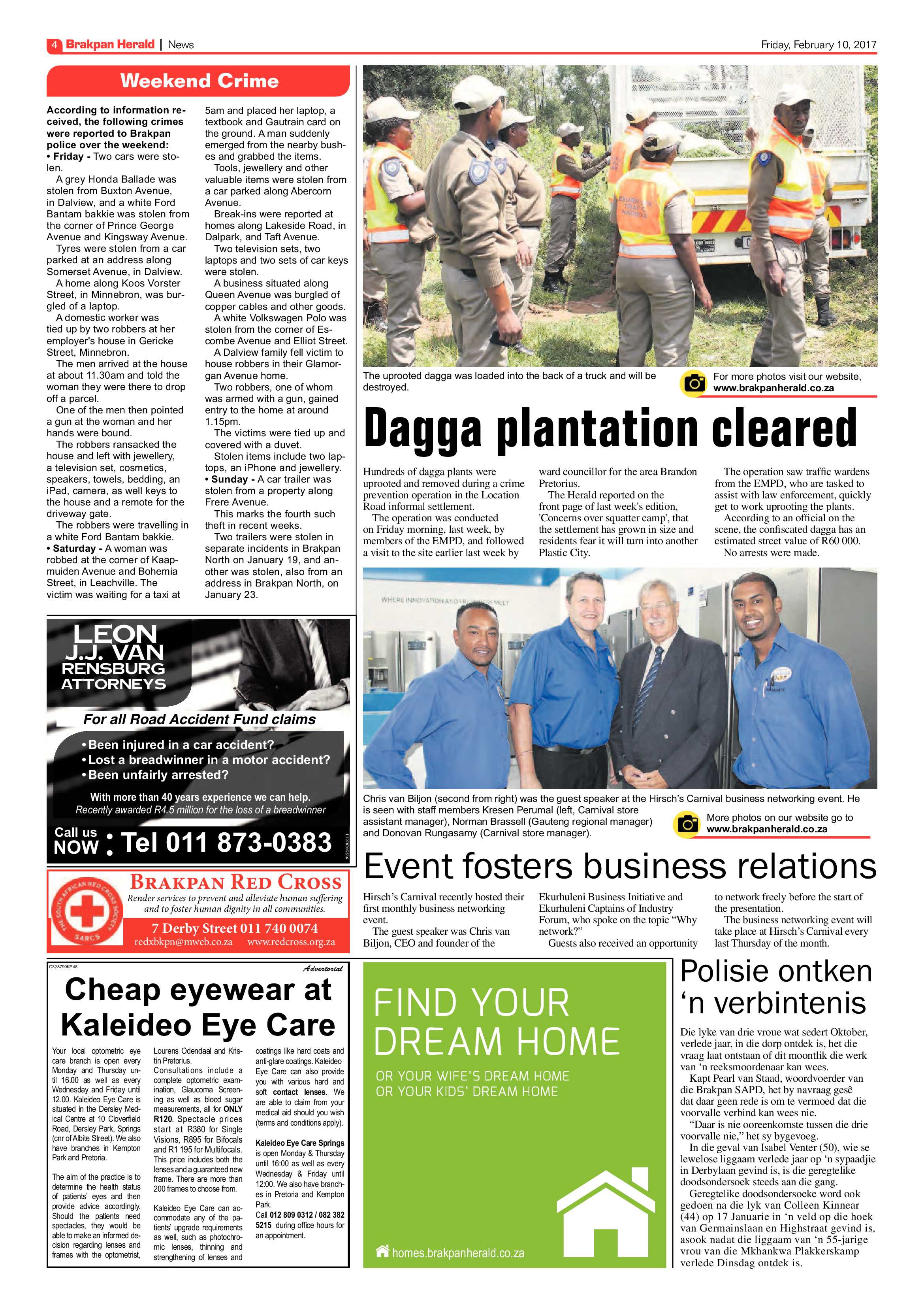 Brakpan Herald 10 February 2017 page 4