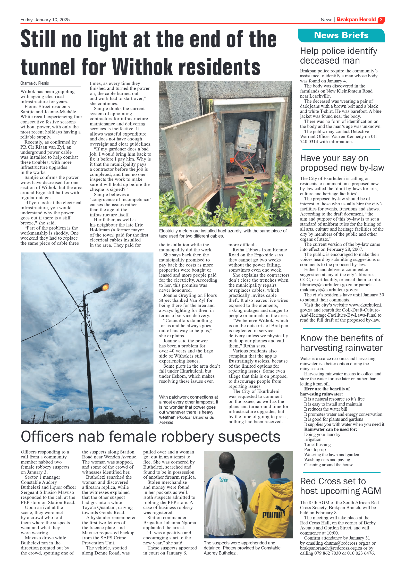 Brakpan Herald 10 January 2025 page 3