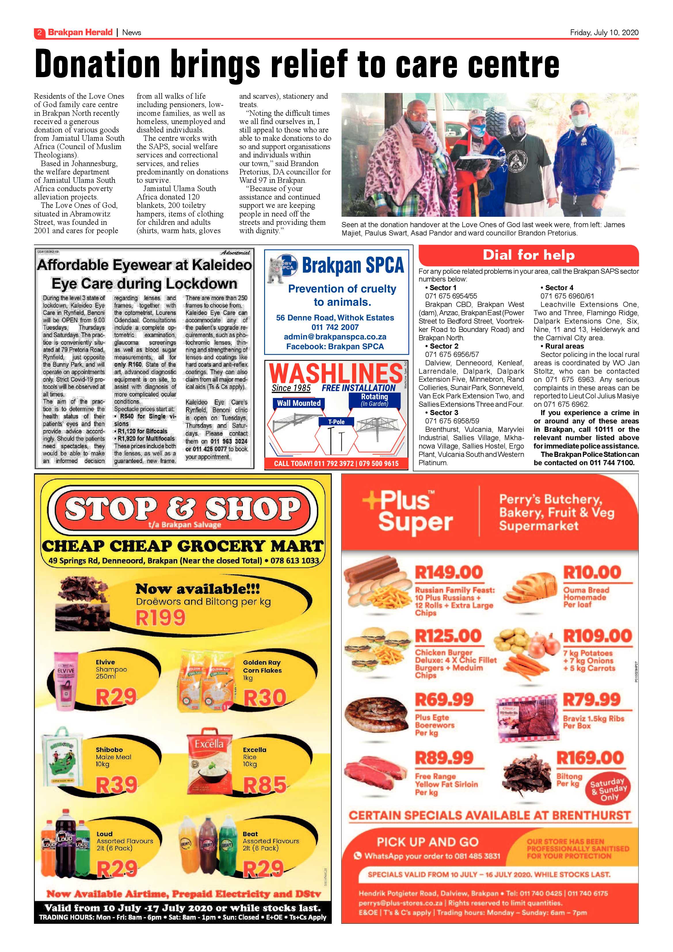 Brakpan Herald 10 July 2020 page 2