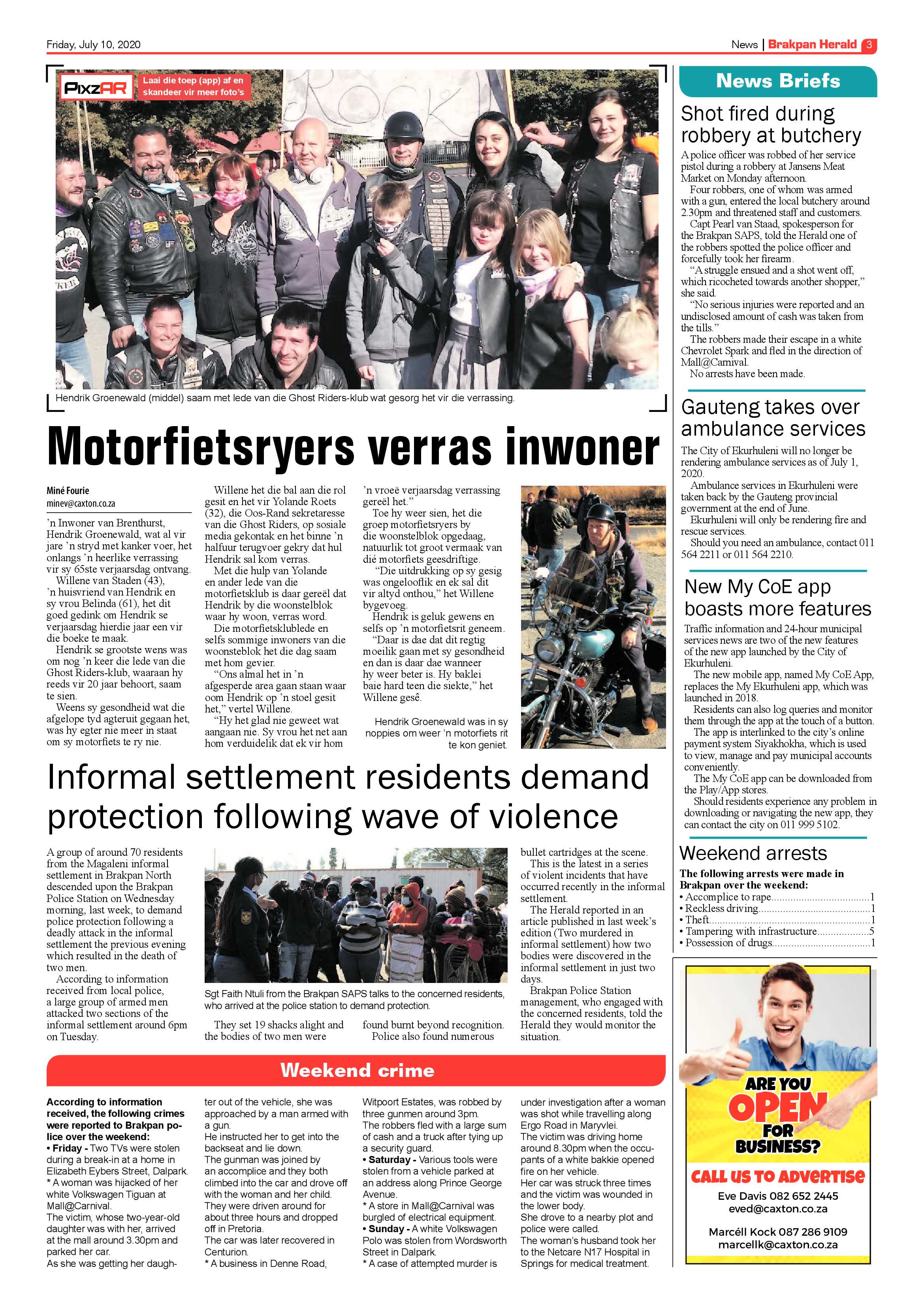Brakpan Herald 10 July 2020 page 3
