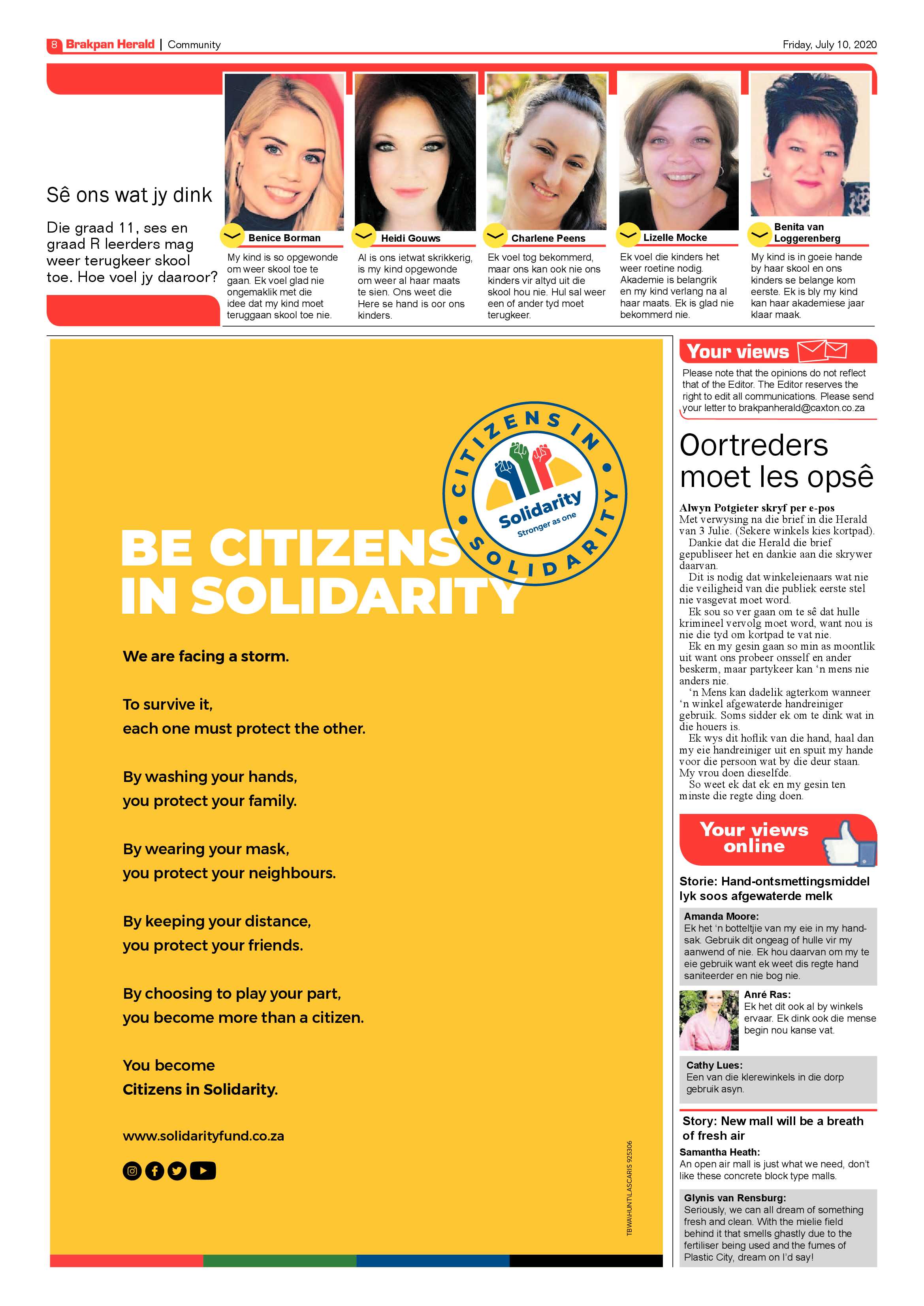 Brakpan Herald 10 July 2020 page 8